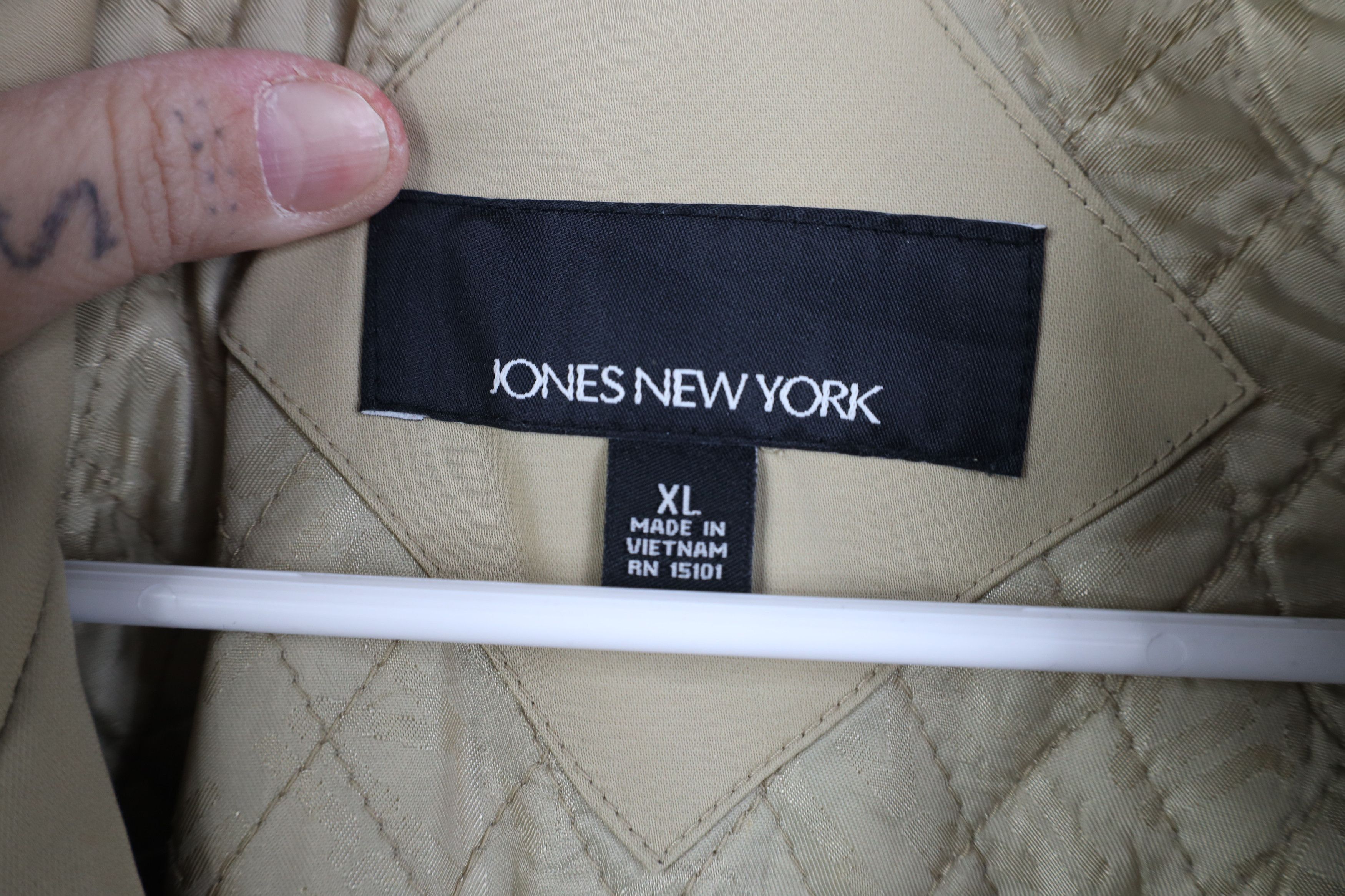 Vintage Vintage 90s Y2K Streetwear Trench Coat Rain Jacket Beige Size XL / US 12-14 / IT 48-50 - 10 Thumbnail