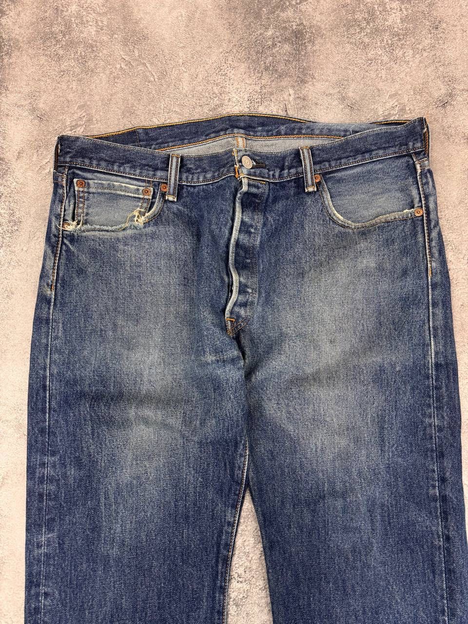 Levi's Levis 501 Vintage Blue Denim Pants Jeans Size US 36 / EU 52 - 7 Thumbnail
