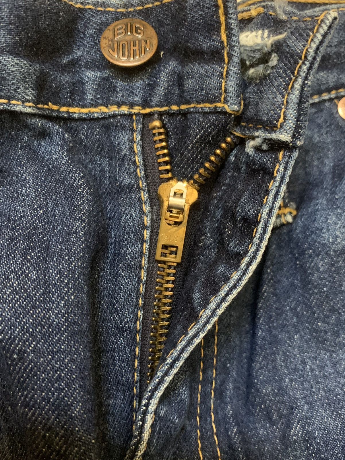 Big John VINTAGE FLARE BIG JOHN TALON ZIPPER DENIM Size US 34 / EU 50 - 9 Thumbnail