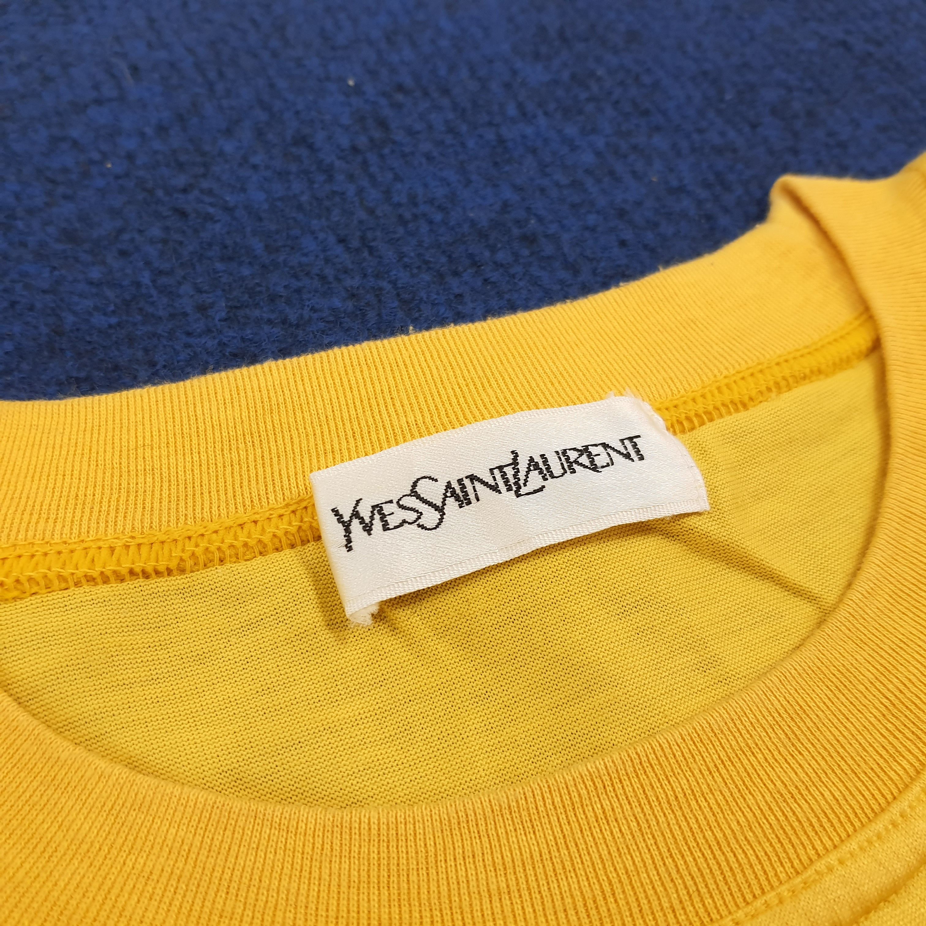 Vintage × Yves Saint Laurent Vintage Yves Saint Laurent YSL Italian Designer Brand Tshirt Size US L / EU 52-54 / 3 - 5 Thumbnail
