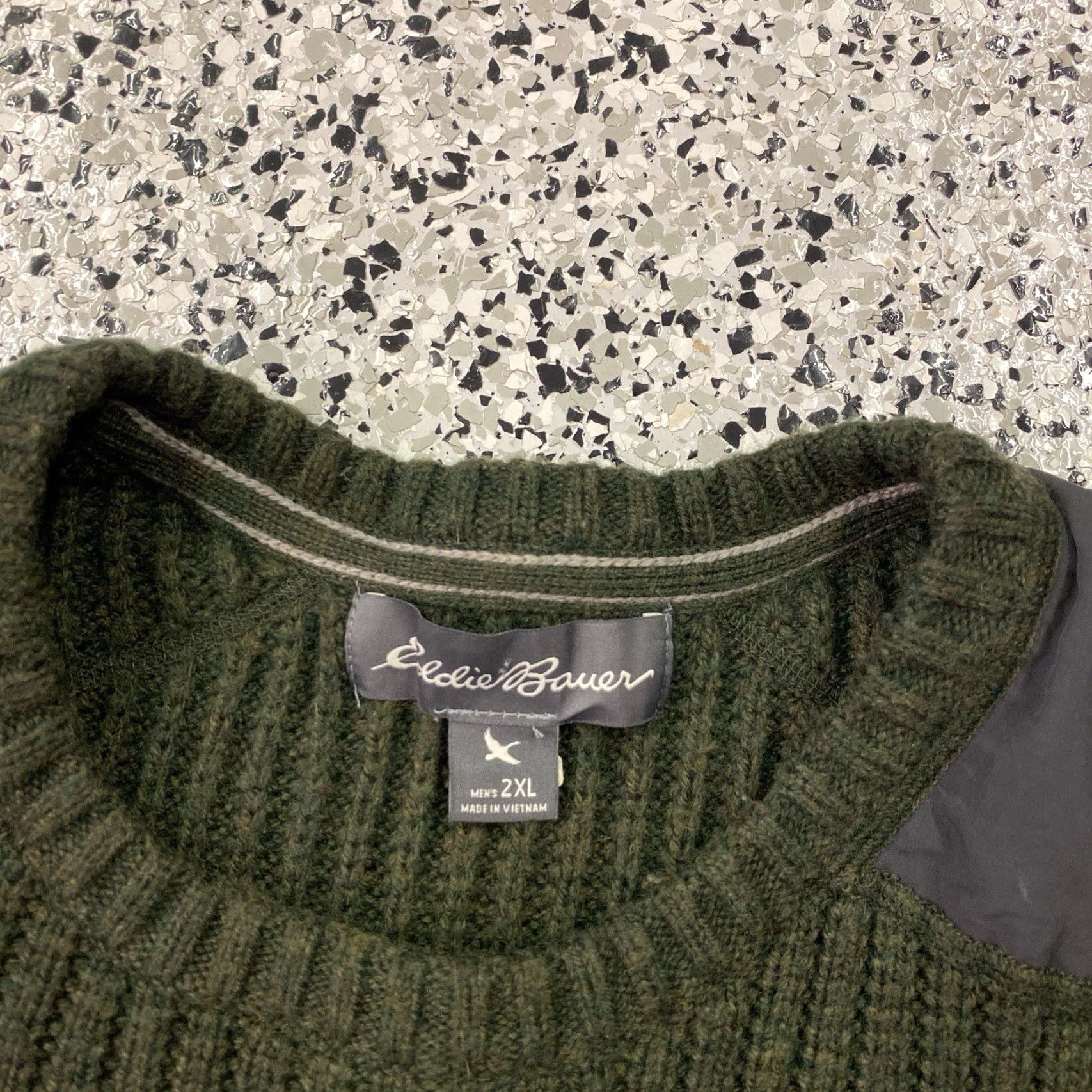 Eddie Bauer Eddie Bauer Mens Blue Wool Knit Crewneck Sweater 2XL Solid Ribbed Crew Neck Long Sleeve Casual Knit Pullover All Seasons Winter Spring Fall Mens Size US XXL / EU 58 / 5 - 2 Thumbnail