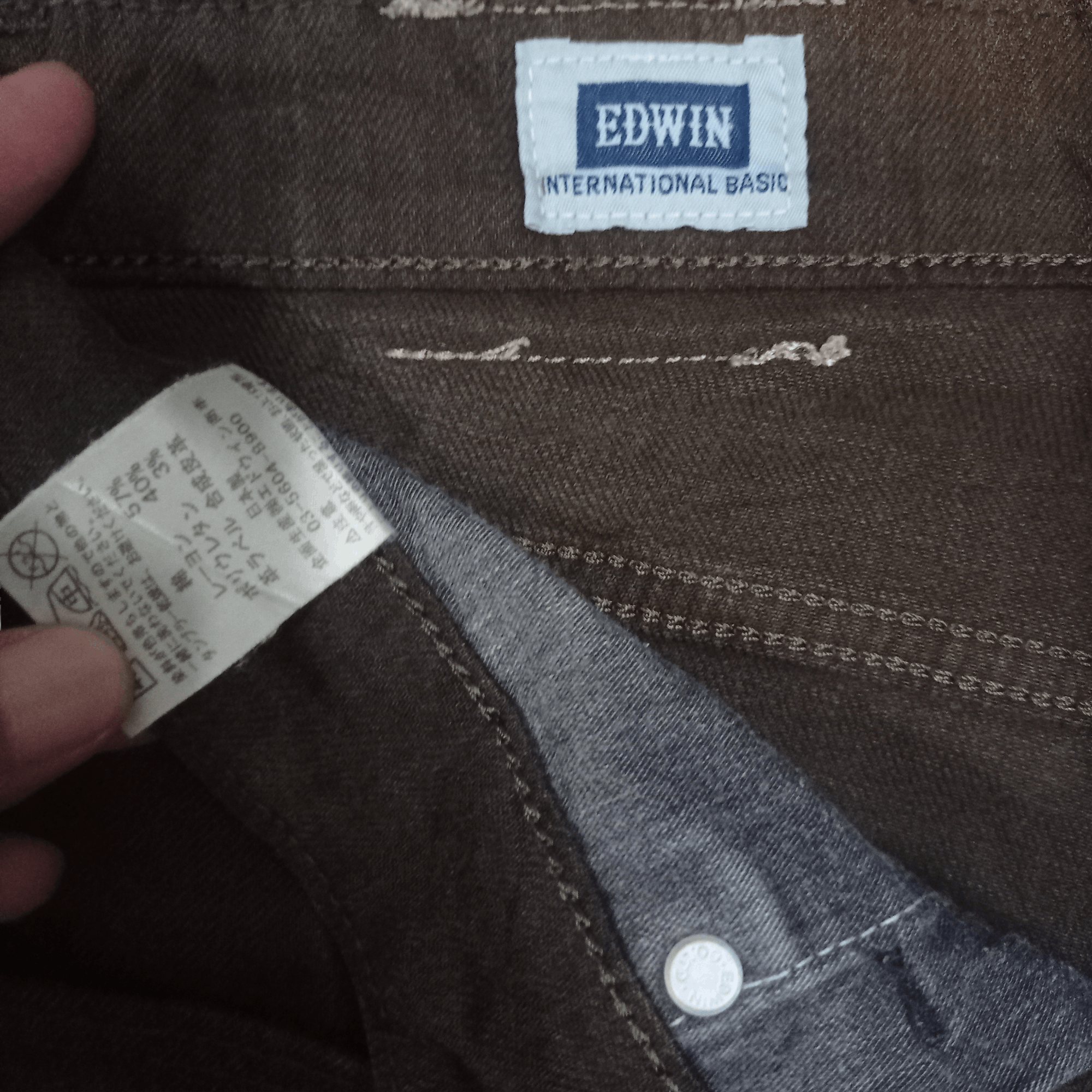 Edwin Vintage Japanese Edwin Distressed Baggy Jeans 38x30 Size US 38 / EU 54 - 9 Thumbnail