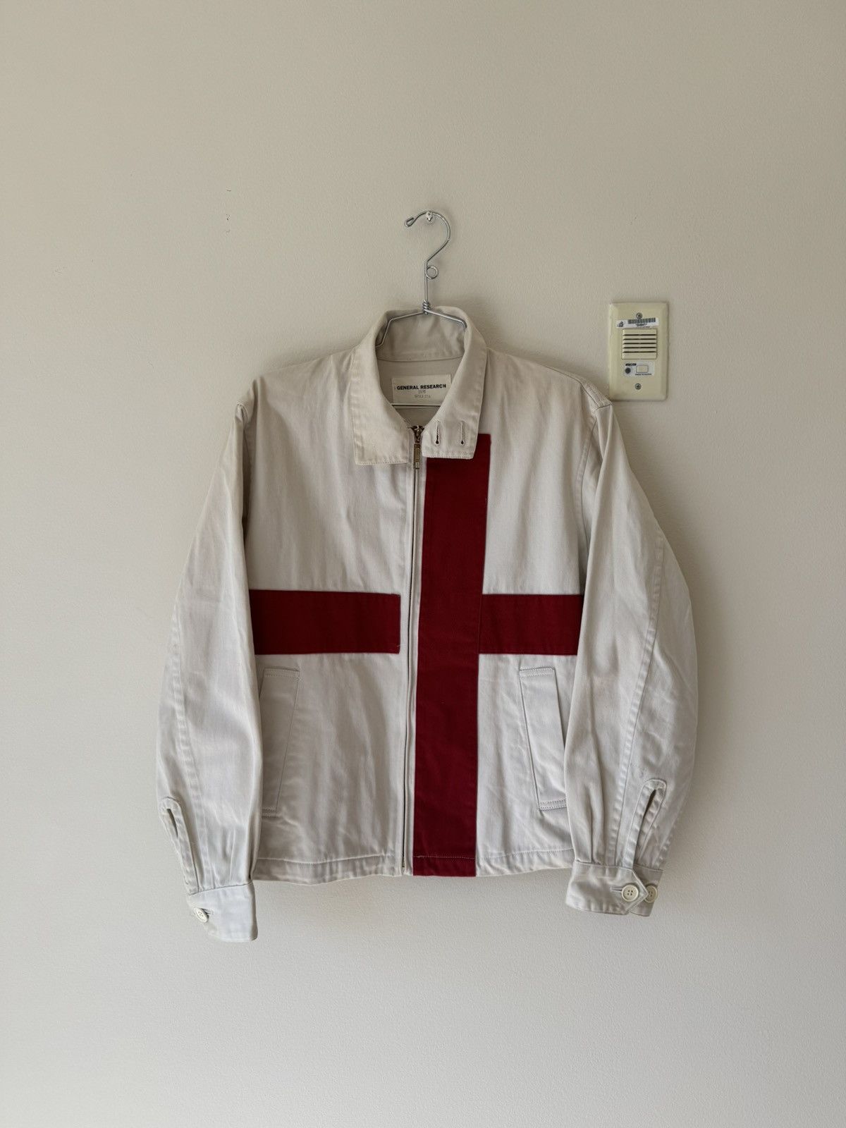 Pre-owned General Research 1998  England Flag Jacket