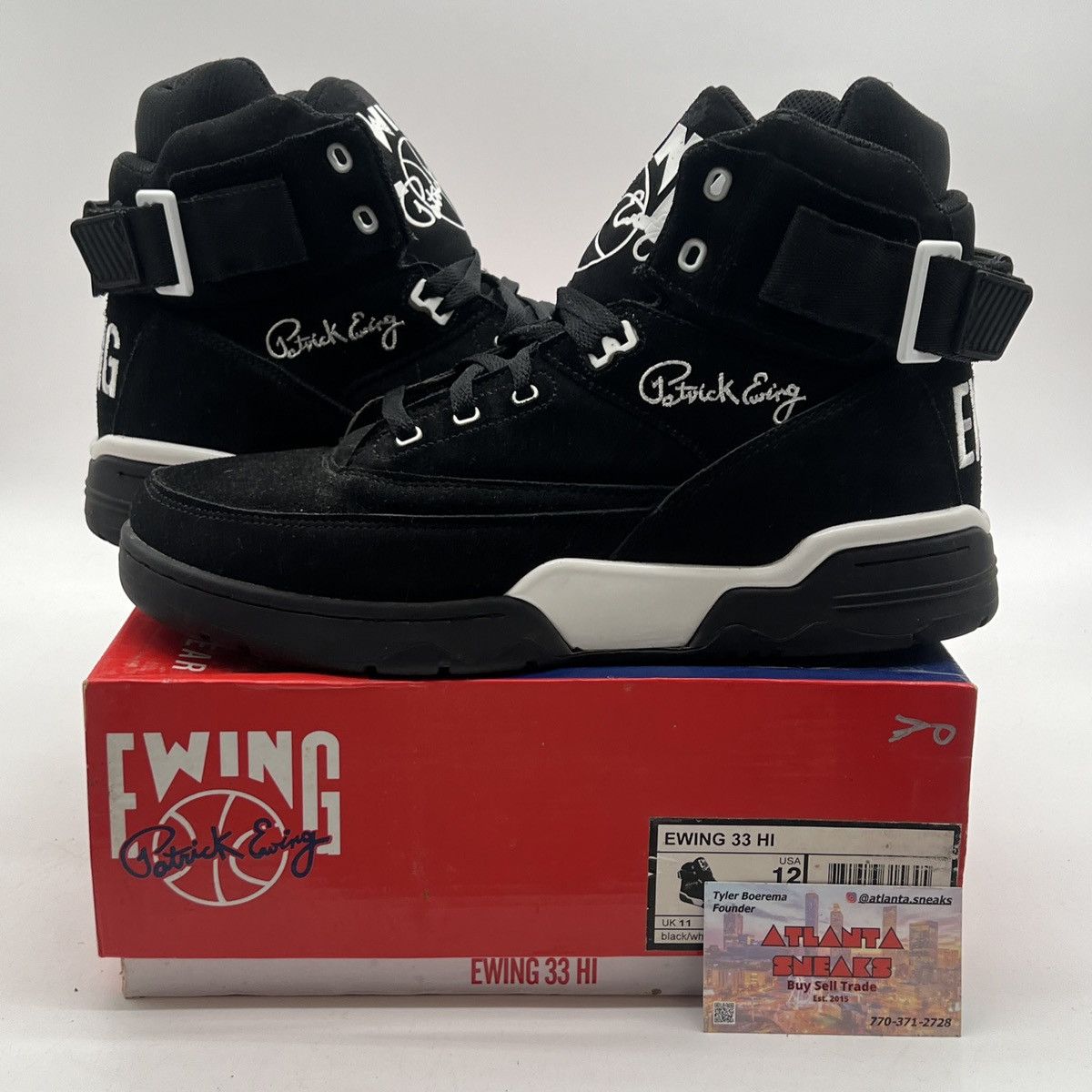 Ewing Athletics 33 high black Size US 12 / EU 45 - 1 Thumbnail