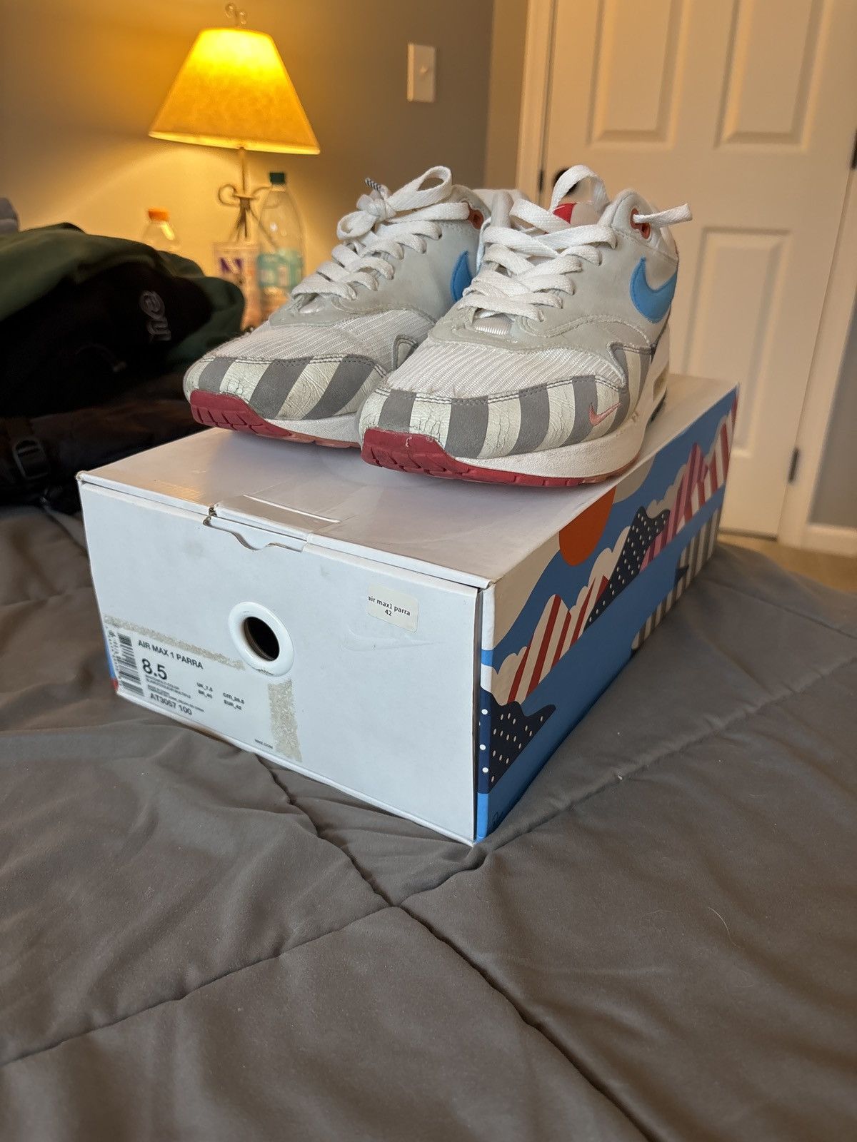 Nike × Parra Nike Air Max 1 x PARRA Size US 8.5 / EU 41-42 - 7 Thumbnail