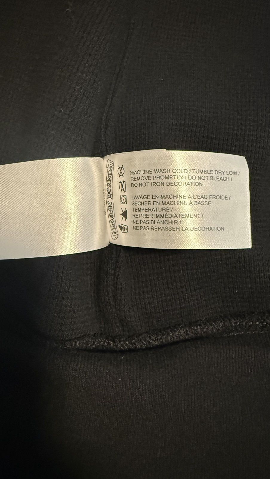 Chrome Hearts CHROME HEARTS THERMAL HOODIE ZIP UP BLACK XL Size US XL / EU 56 / 4 - 12 Thumbnail