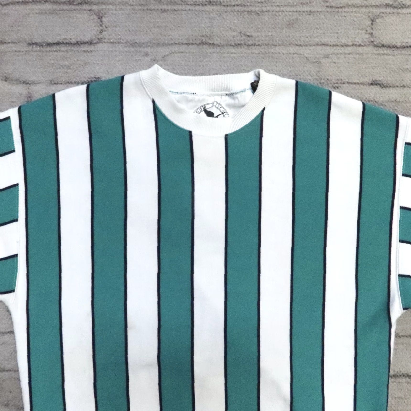 Eddie Bauer VINTAGE Eddie Bauer Sweatshirt Mens Crew Neck Stripe Heather L 90s Size US L / EU 52-54 / 3 - 2 Thumbnail