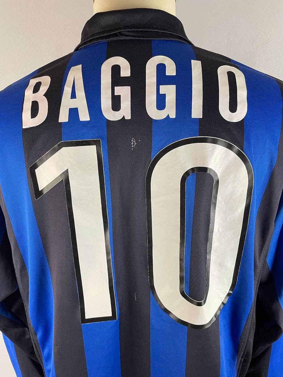 Nike Nike Vintage Long Sleeve Tee T Shirt Inter Milan 10 Baggio Size US XL / EU 56 / 4 - 13 Thumbnail