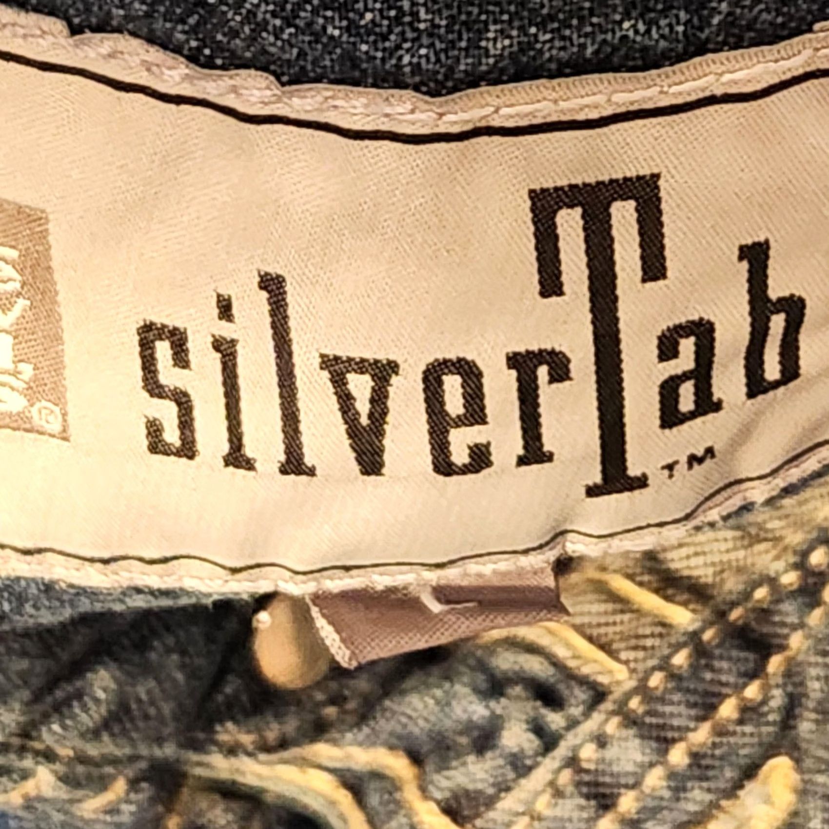 Levi's VINTAGE Levi's SilverTab Shirt Mens Large Denim Button Up Long Sleeve 90s Y2k Streetwear Core Size US L / EU 52-54 / 3 - 3 Thumbnail