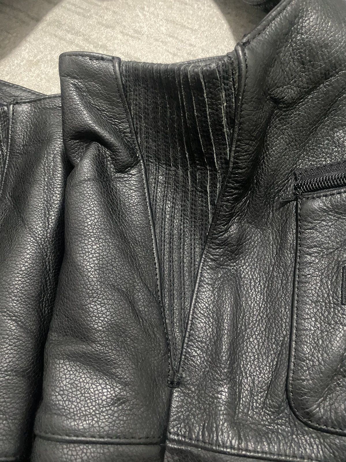 Genuine Leather × Harley Davidson Harley Davidson Men’s Deluxe Leather Chaps Small Black Size US 32 / EU 48 - 5 Thumbnail