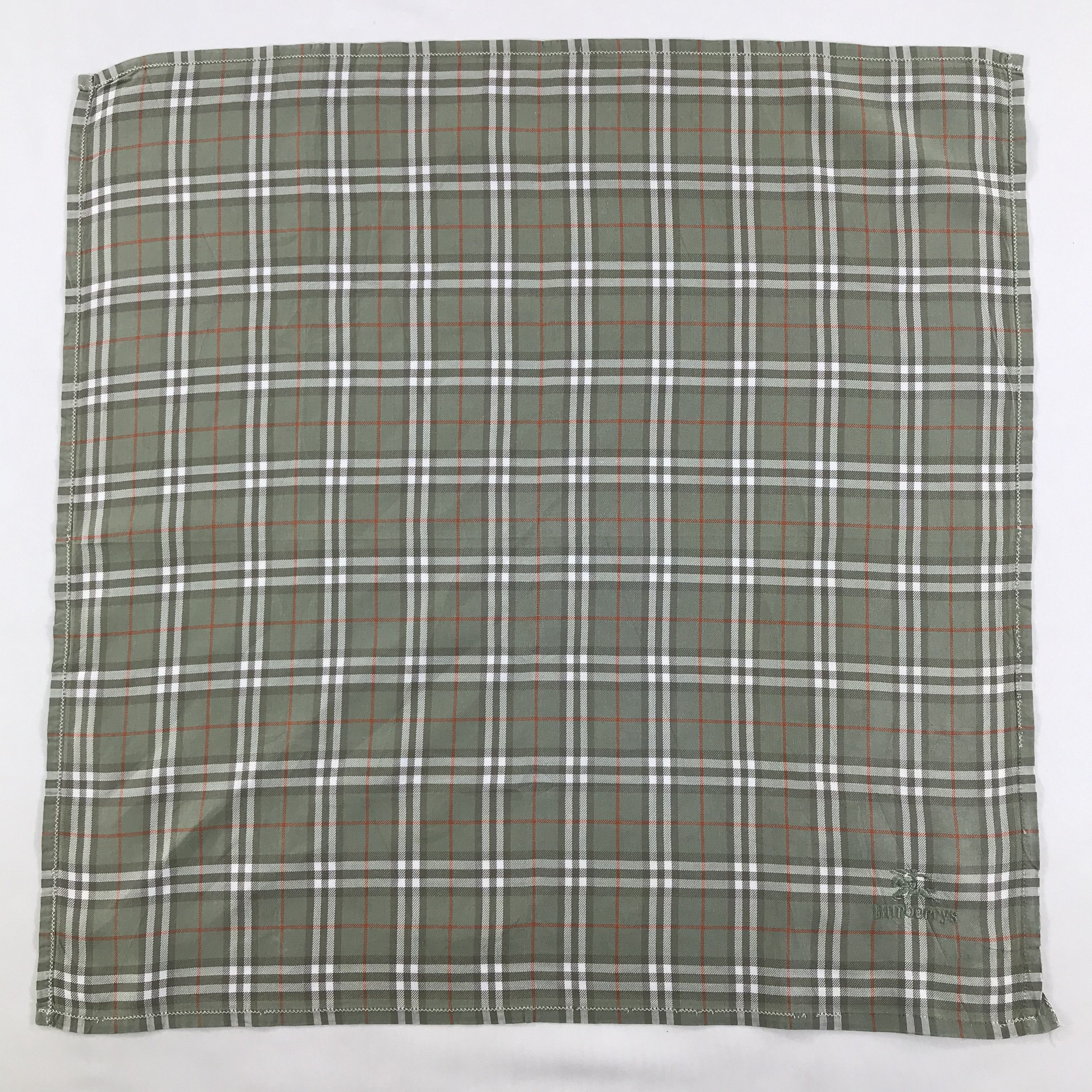 Burberry × Vintage Burberry Bandana / Handkerchief / Neckerchief - S1489 Size ONE SIZE - 1 Thumbnail