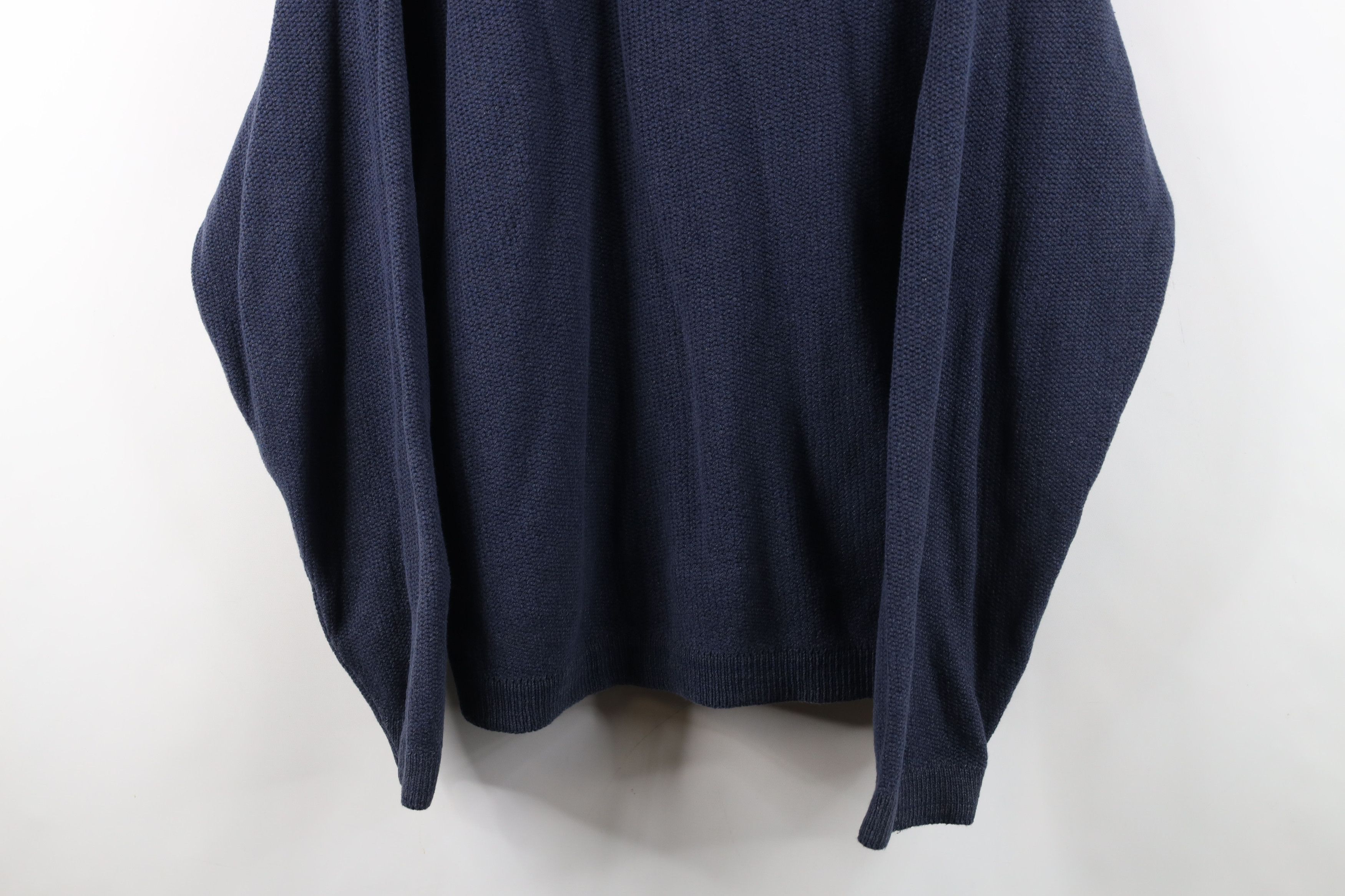 Vintage Vintage 90s Streetwear Tight Weave Knit Henley Sweater USA Size US L / EU 52-54 / 3 - 3 Thumbnail