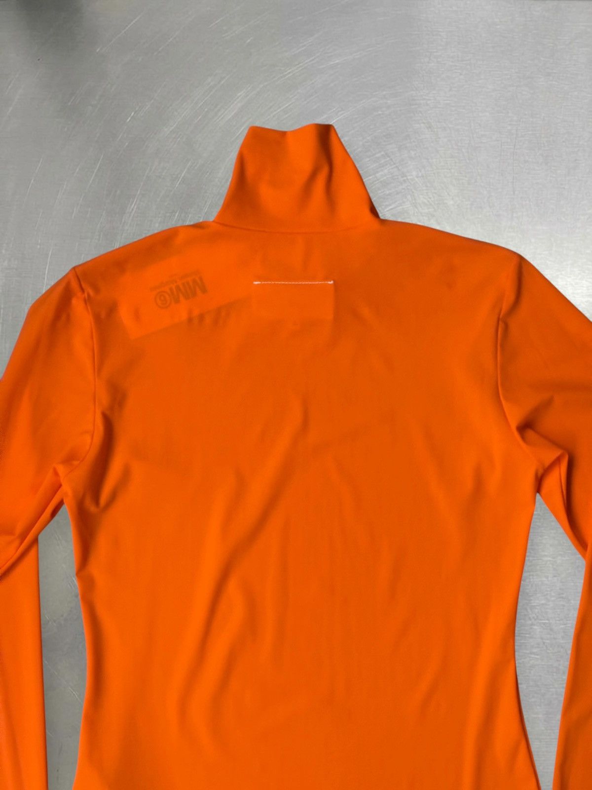 MM6 MM6 Maison Margiela Orange Turtleneck Longsleeve Size S Size S / US 4 / IT 40 - 6 Thumbnail