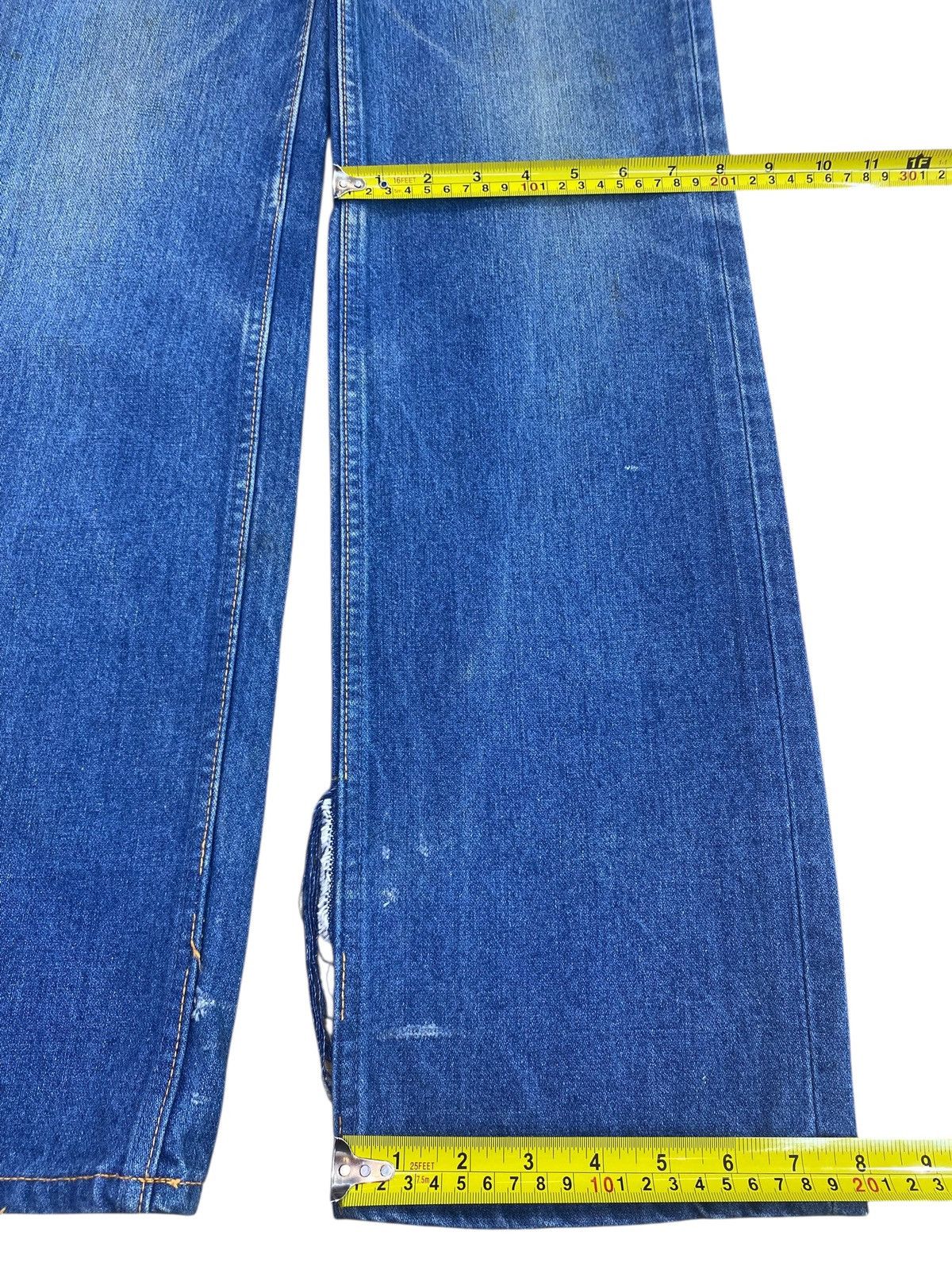 Other Japanese Brand Blue Faded Wash Style Bootcut Jeans Size US 26 / EU 42 - 8 Thumbnail
