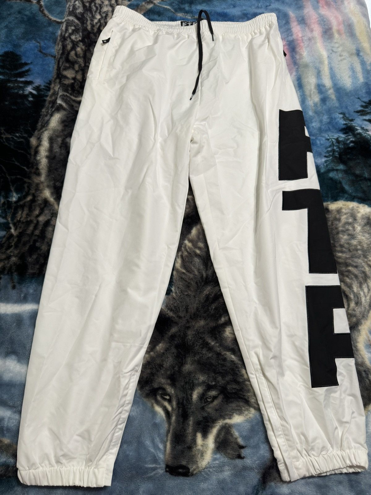Fuck The Population FTP NYLON TRACK PANTS WHITE Size US 40 / EU 56 - 3 Thumbnail