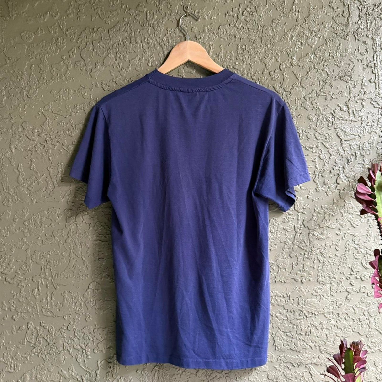 Vintage Vintage 80s Clearwater Police Volunteer Men's M Navy Tee Size US M / EU 48-50 / 2 - 3 Thumbnail