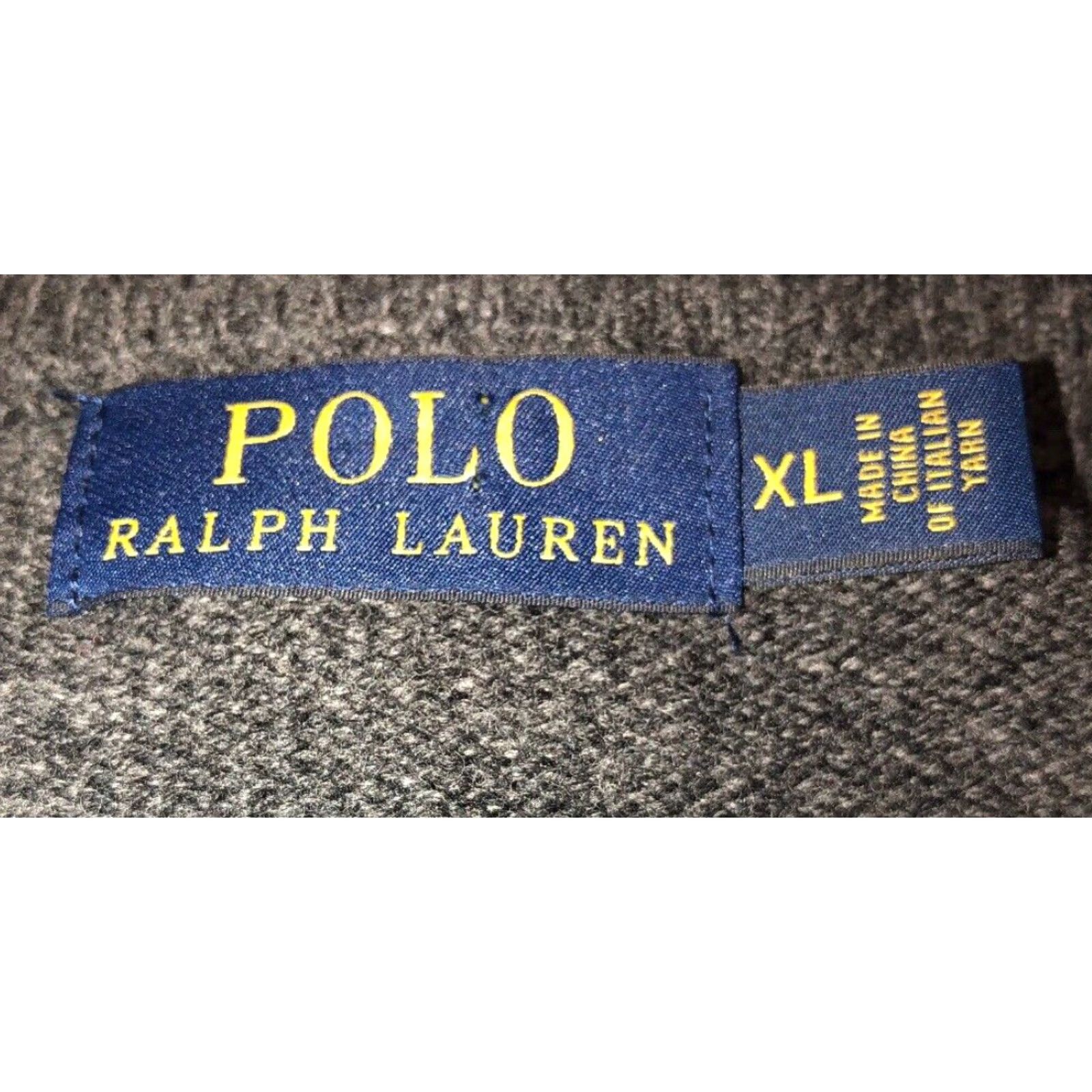 Polo Ralph Lauren Polo Ralph Lauren Lambswool V-Neck Sweater Adult XL Gray Mens Size US XL / EU 56 / 4 - 6 Thumbnail
