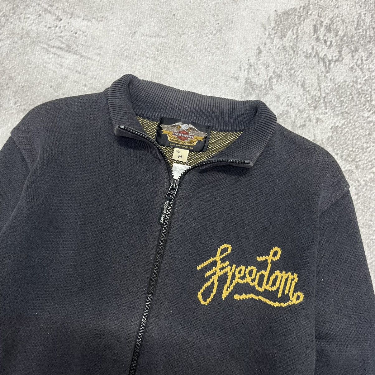 Harley Davidson Vintage Harley Davidson Knitwear Jacket Size US M / EU 48-50 / 2 - 2 Thumbnail
