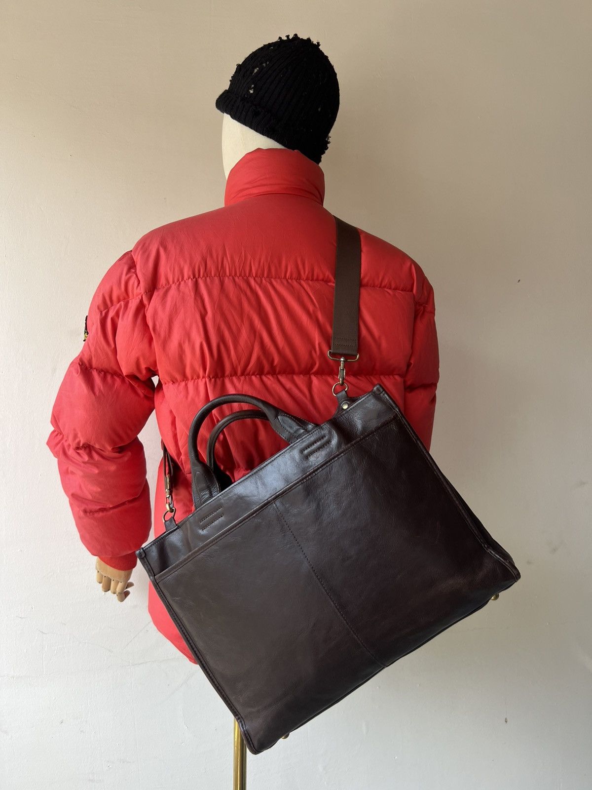 Leather Toyooka Handmade Craftsmanship Japan Patina Leather Bag Size ONE SIZE - 21 Thumbnail