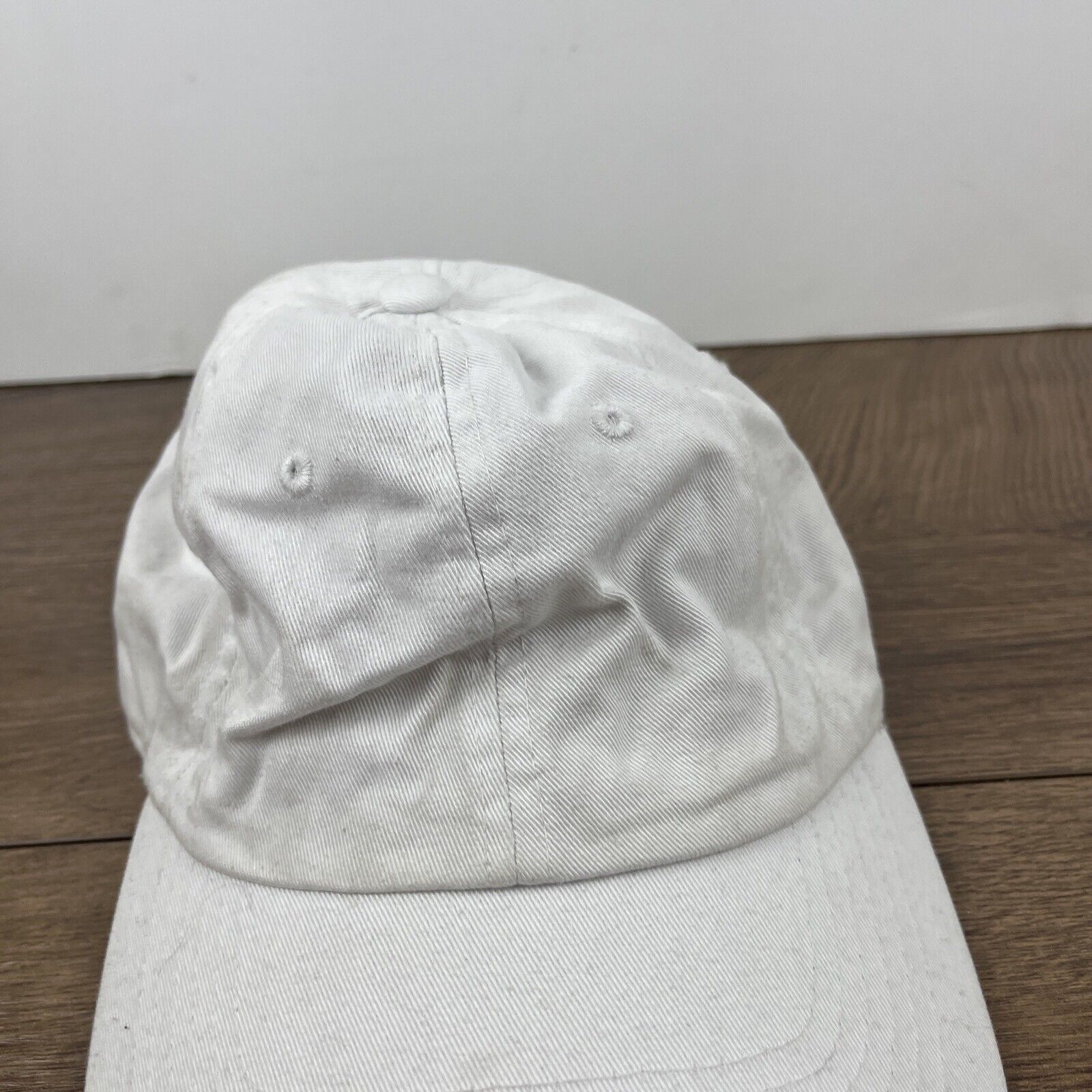 Other Plain White Baseball Hat White Hat Adjustable Adult Size Hat Size ONE SIZE - 6 Thumbnail
