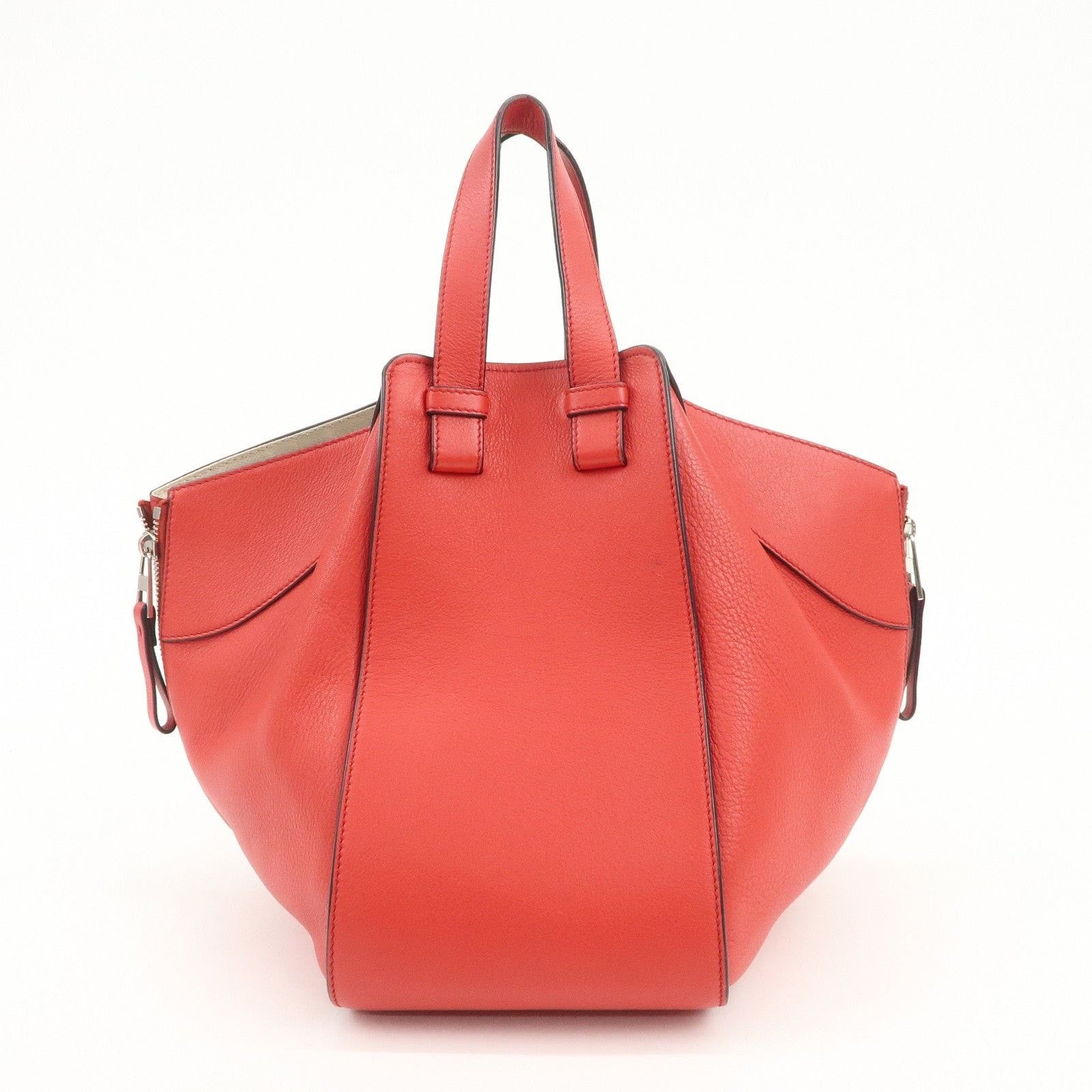 Loewe Loewe Anagram Hammock Small Calfskin Shoulder Bag Red Size ONE SIZE - 2 Thumbnail