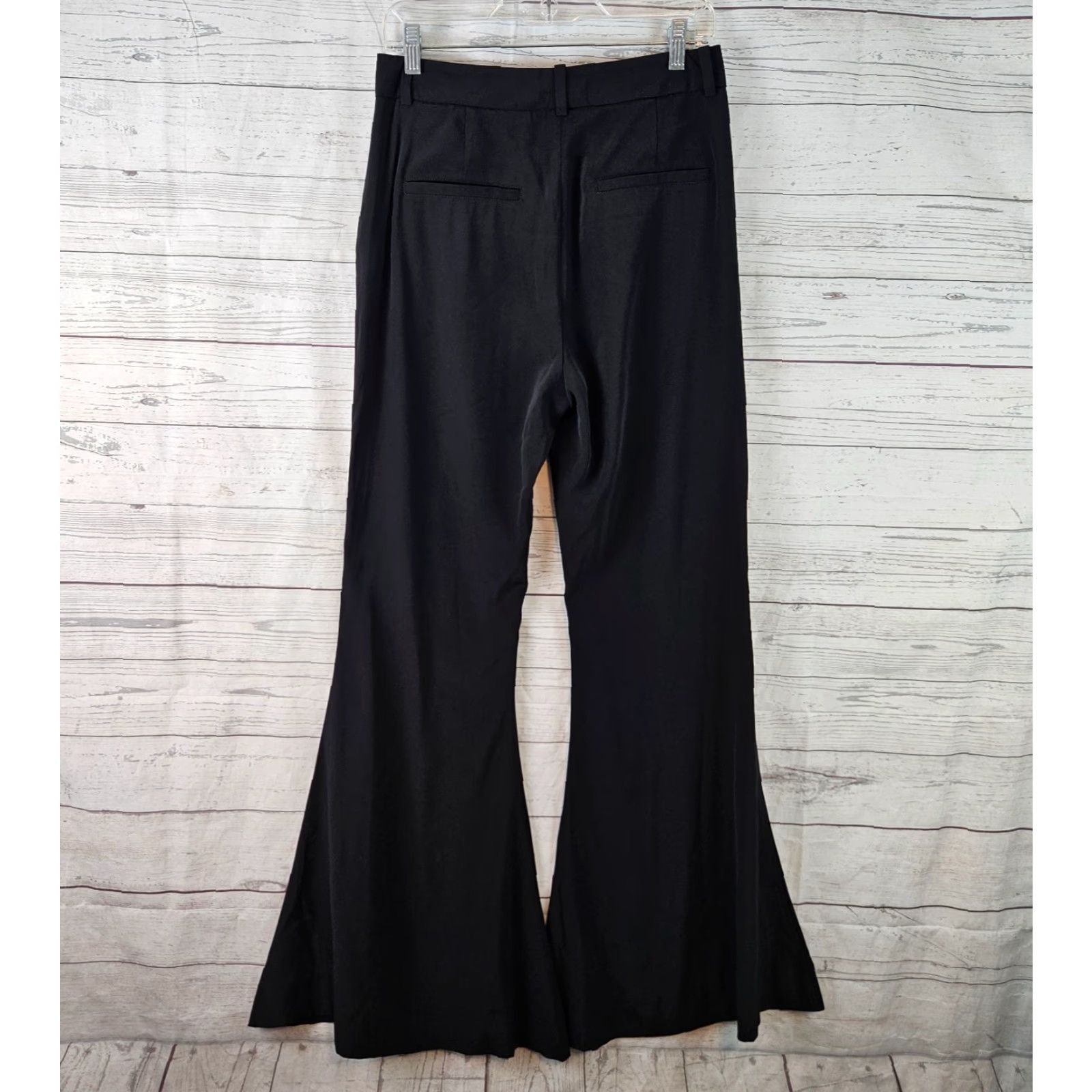 Reiss Reiss Womens Gabi Flare Pants Sz 6 Black High Rise Dress Pants Vintage: No Womens Size 28" / US 6 / IT 42 - 3 Thumbnail
