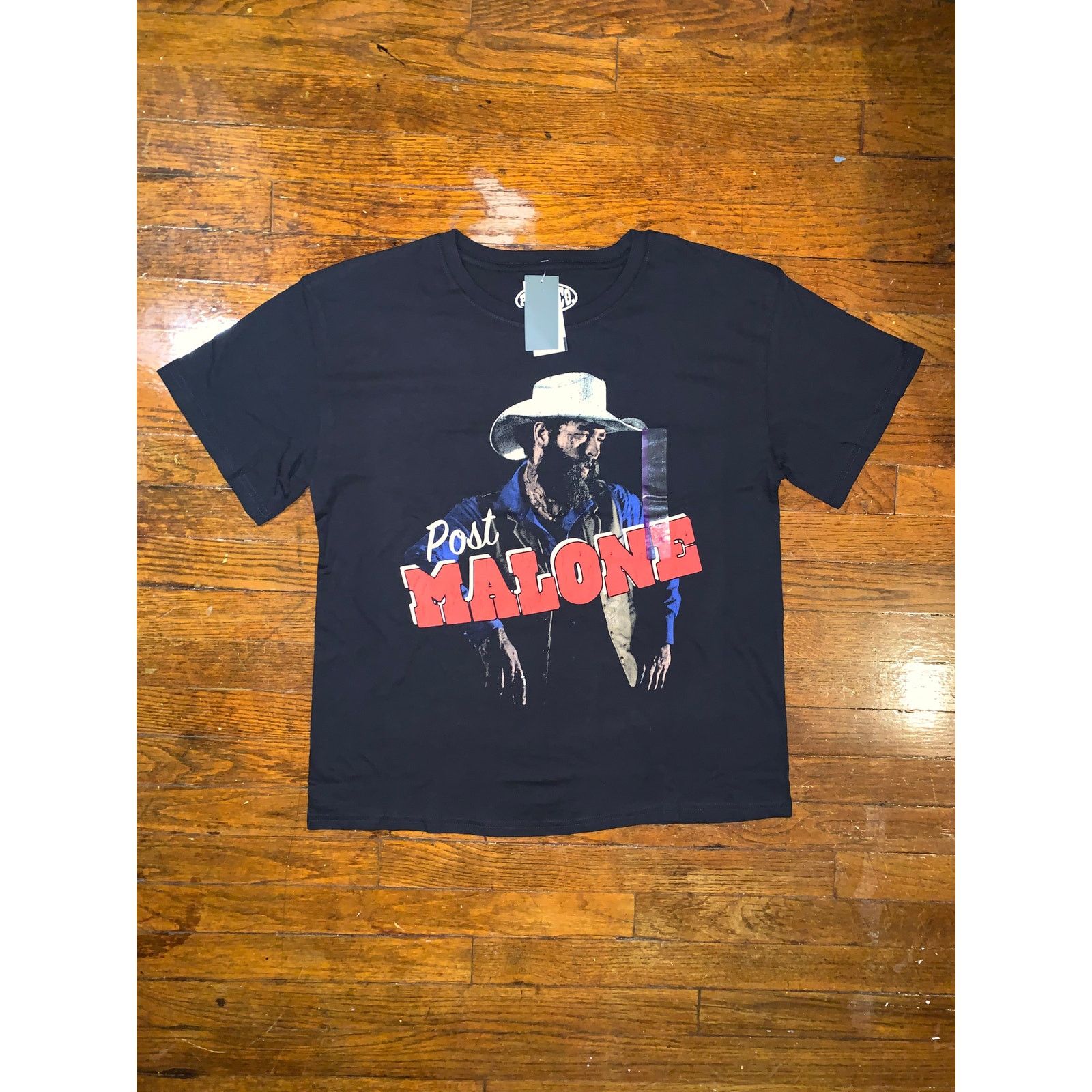 Band Tees Post Malone Graphic T Shirt XL Black NWT Rap Merch Tee Size US L / EU 52-54 / 3 - 2 Thumbnail