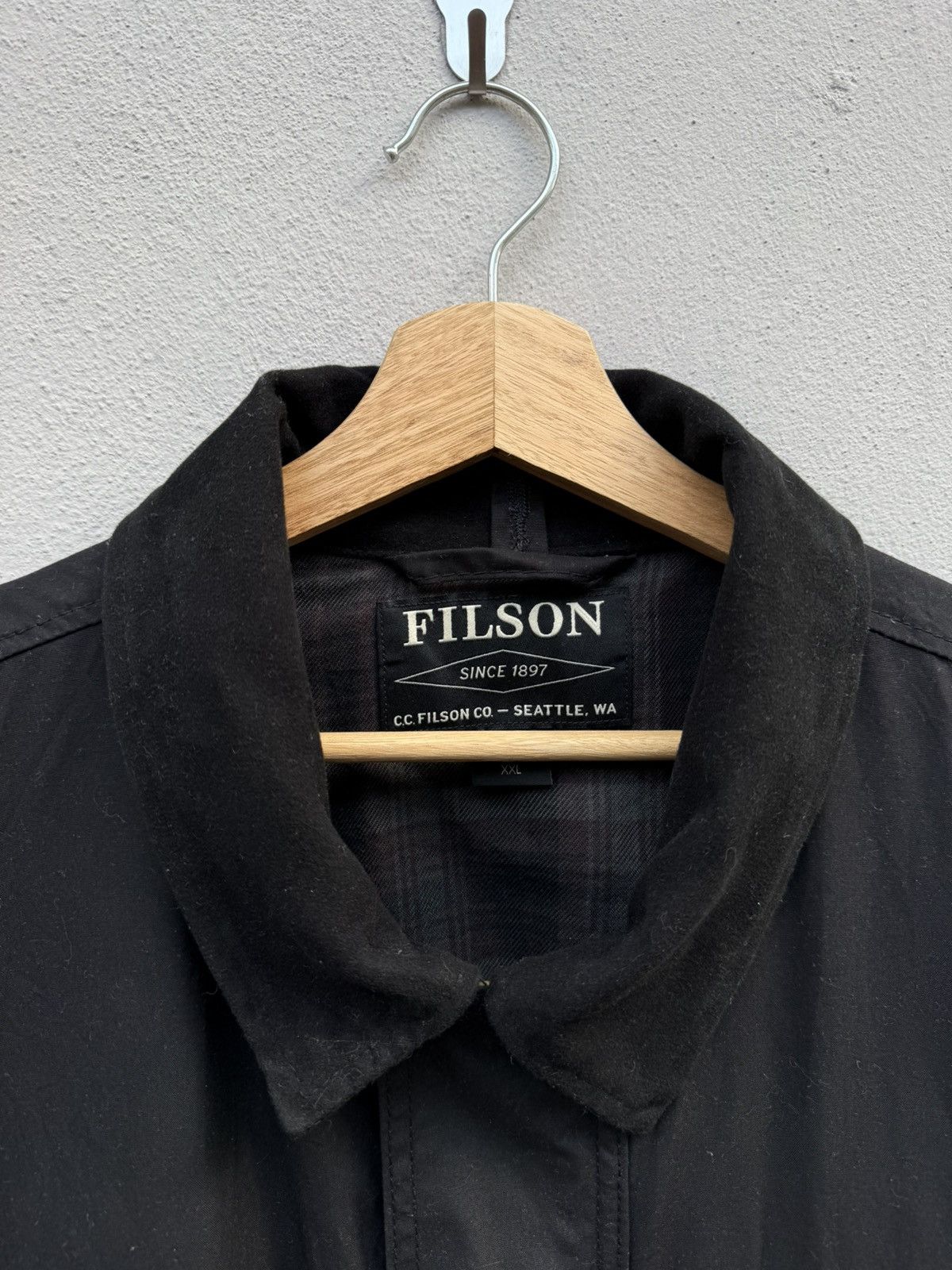 Filson FILSON TinCloth Waxed Field/Hunting Rare Size XXL Jacket Size US XXL / EU 58 / 5 - 2 Thumbnail