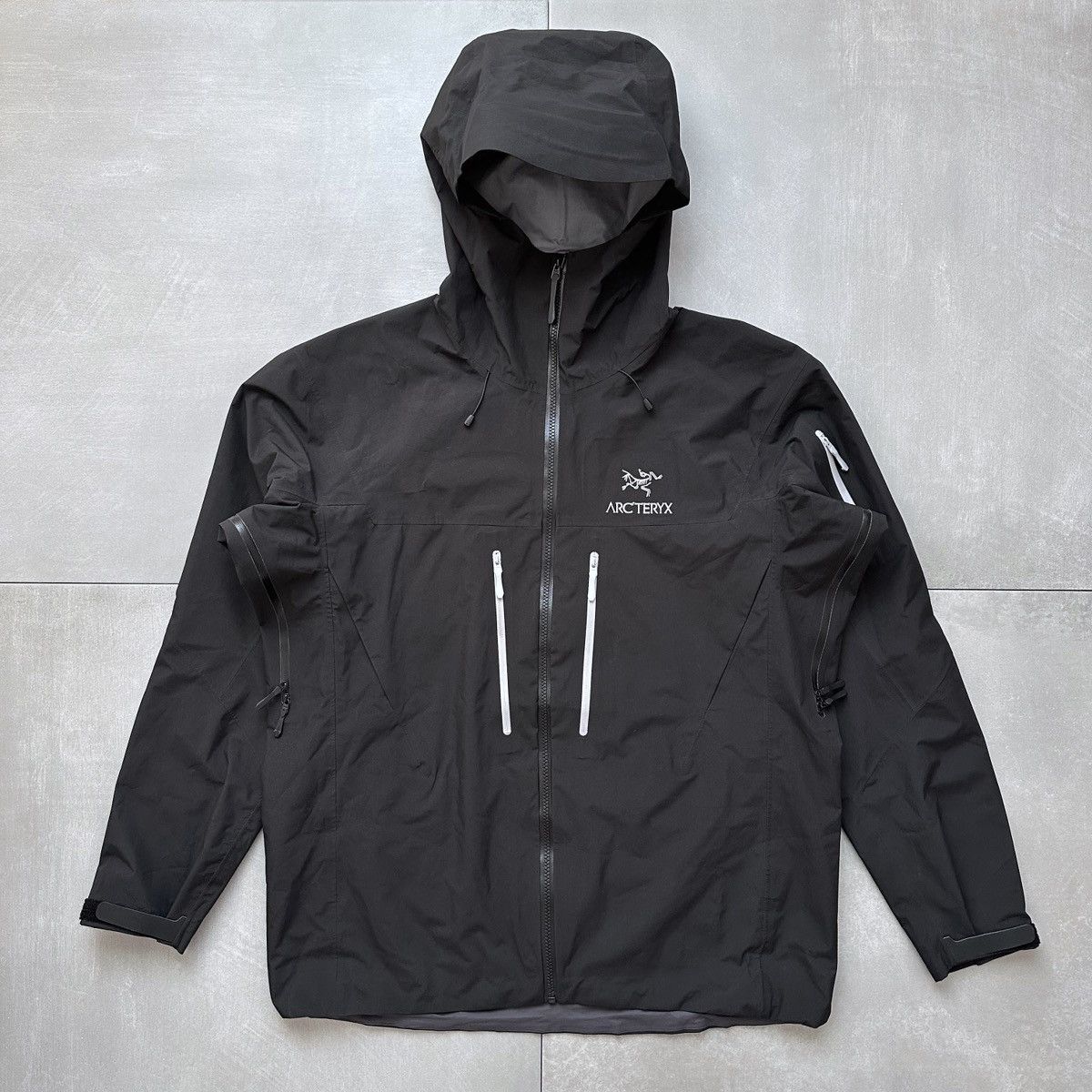 Arc'teryx × Streetwear Arcteryx Alpha SV Black Gore-Tex Waterproof ...