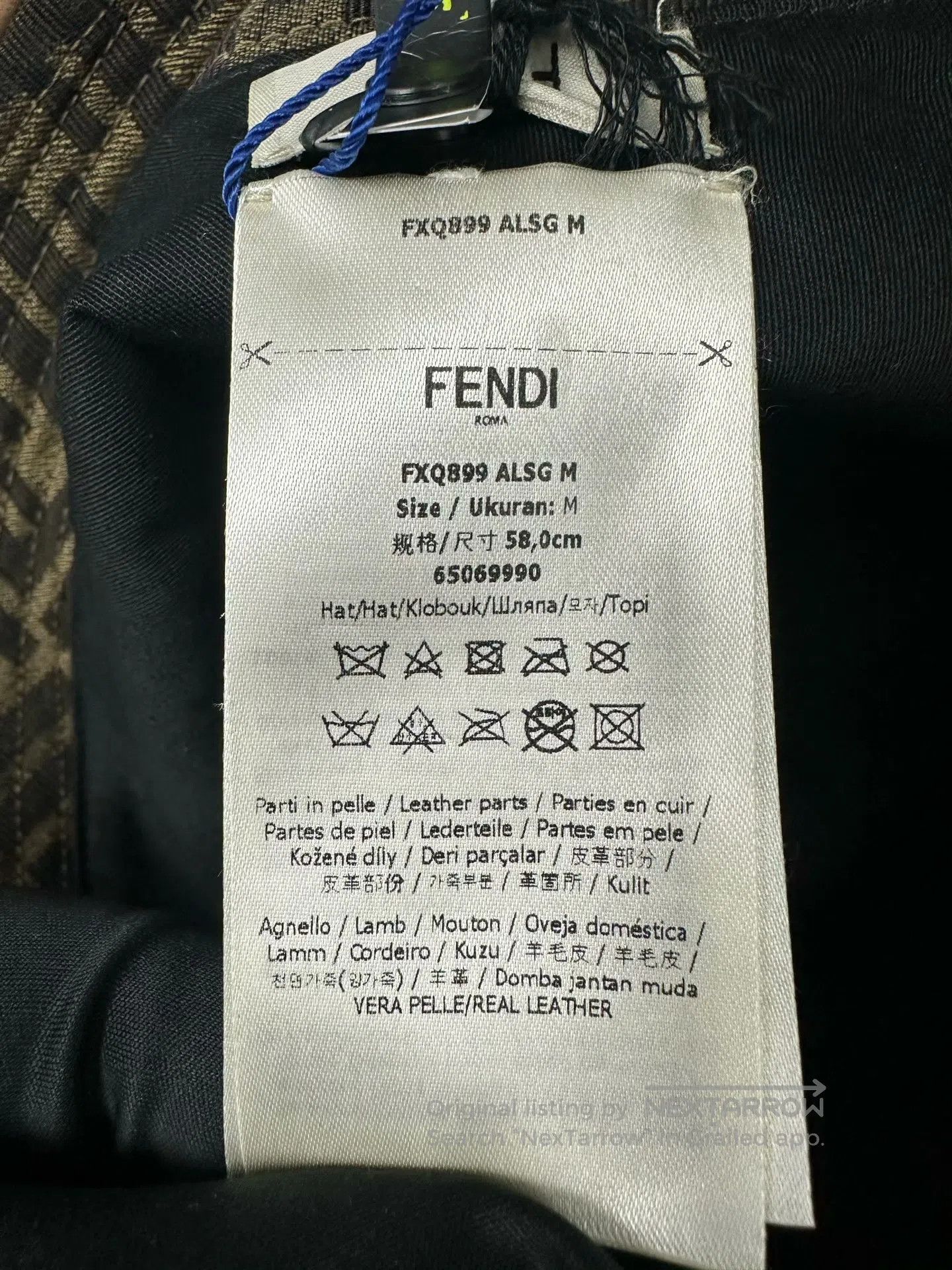 Fendi FENDI size M Monogrammed Logo Fisherman Hat| Size ONE SIZE - 4 Thumbnail