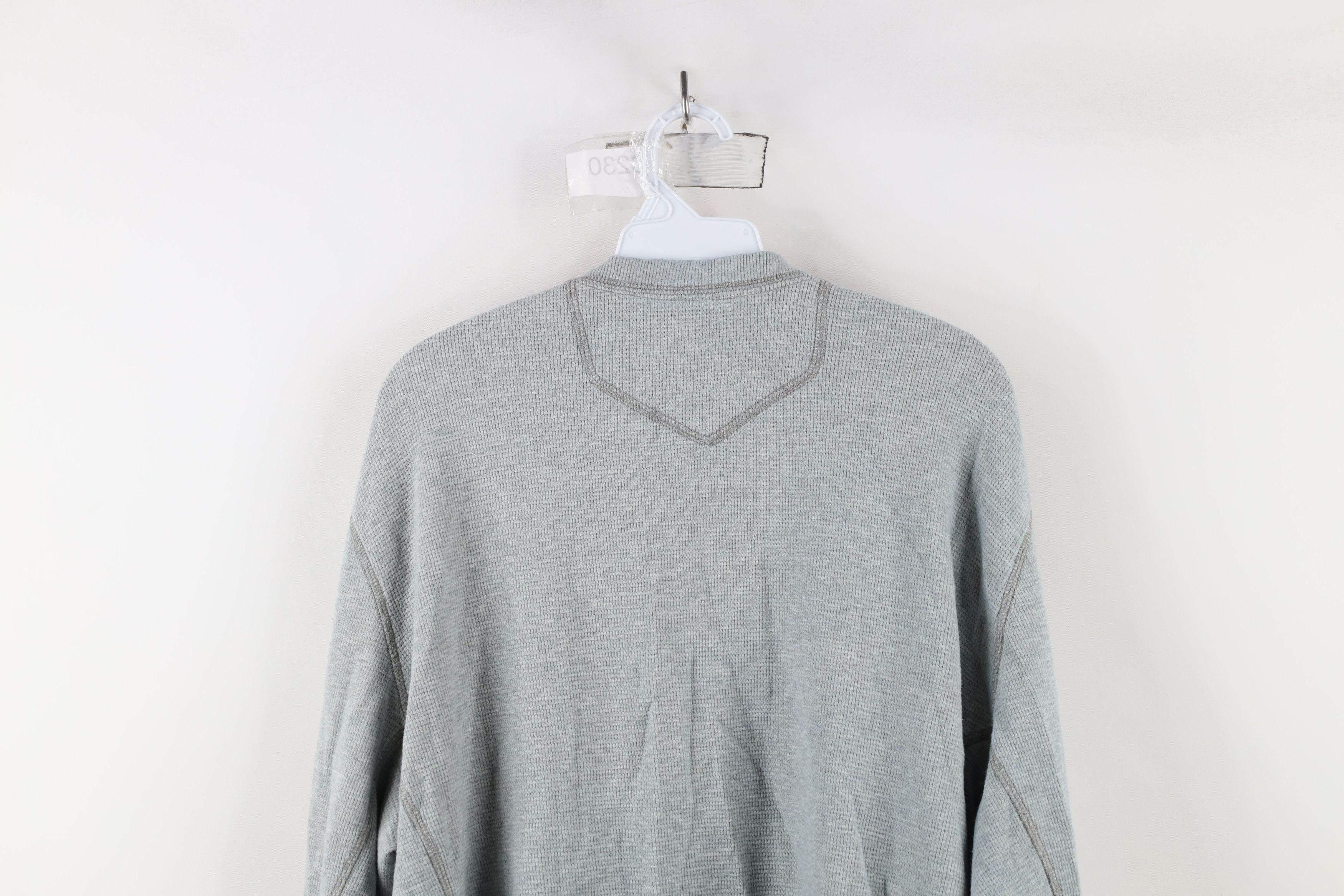 Eddie Bauer × Vintage Vintage Y2K Eddie Bauer Knit Long Sleeve Henley T-Shirt Size US XXL / EU 58 / 5 - 12 Thumbnail