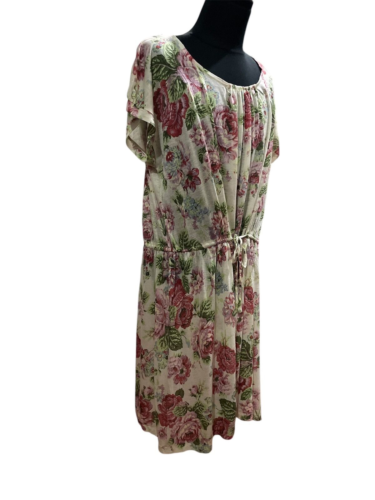 Issey Miyake × Sunao Kuwahara Issey Miyake Sunaokuwahara Floral Mid-Dress Size M / US 6-8 / IT 42-44 - 4 Thumbnail