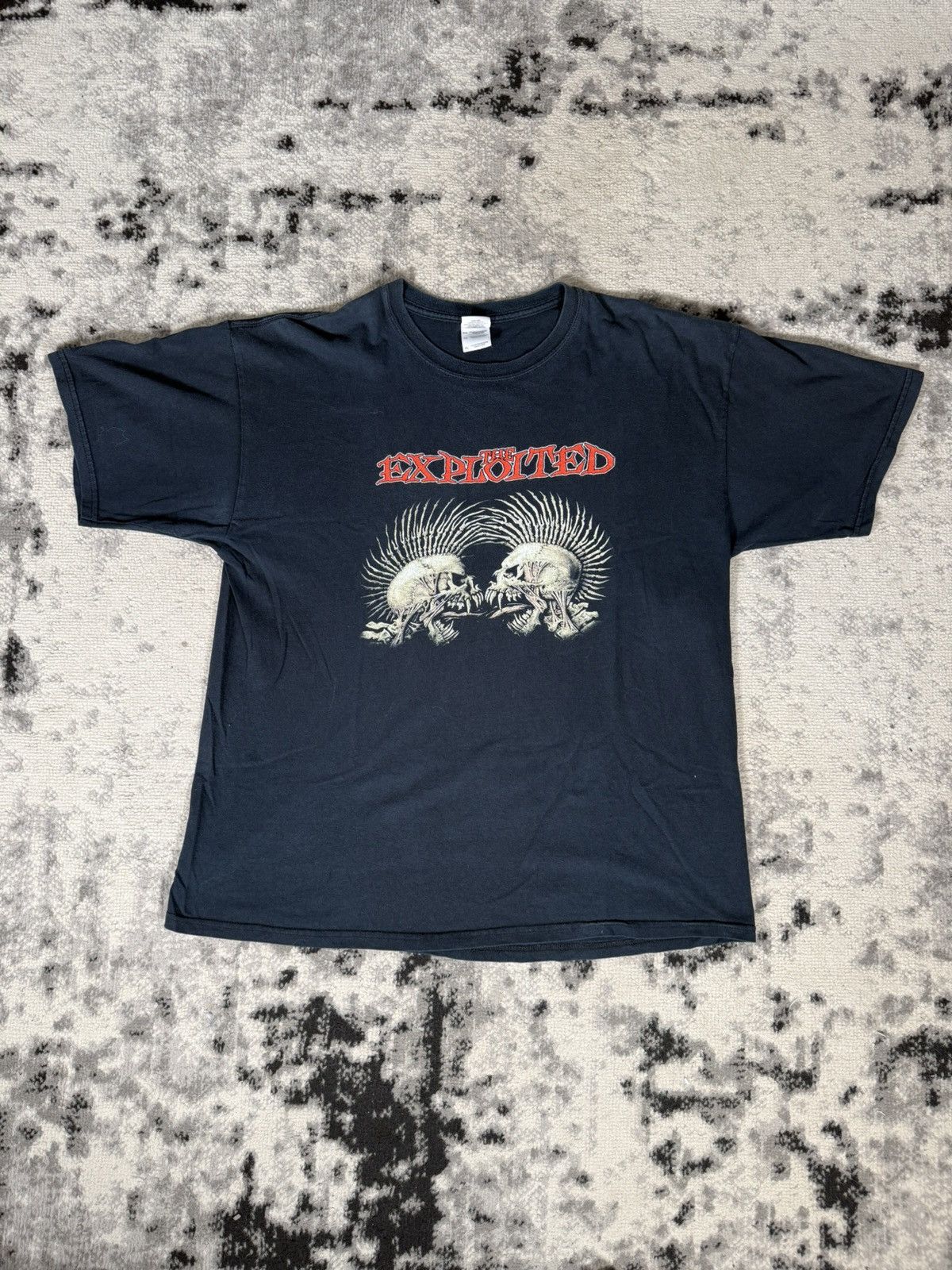 Band Tees Y2K 2009 The exploited Fck The System Band T-Shirt Size US XL / EU 56 / 4 - 1 Thumbnail