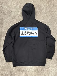 Vetements Unicorns And Rainbows Blue Hoodie size S/L Authentic