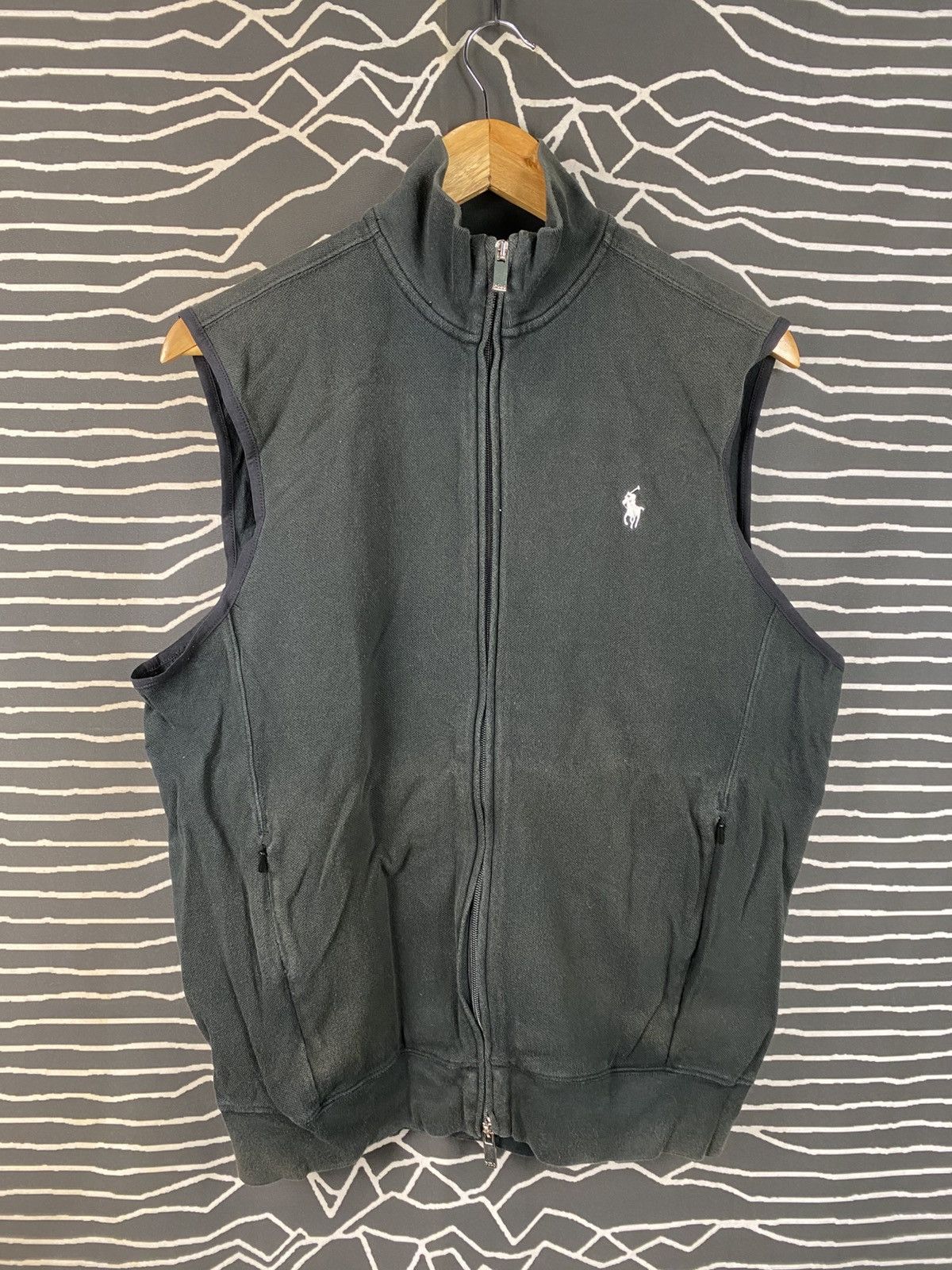 Polo Ralph Lauren VINTAGE Polo Golf Ralph Lauren Pima Cotton Zip Up Vest Size US L / EU 52-54 / 3 - 1 Thumbnail
