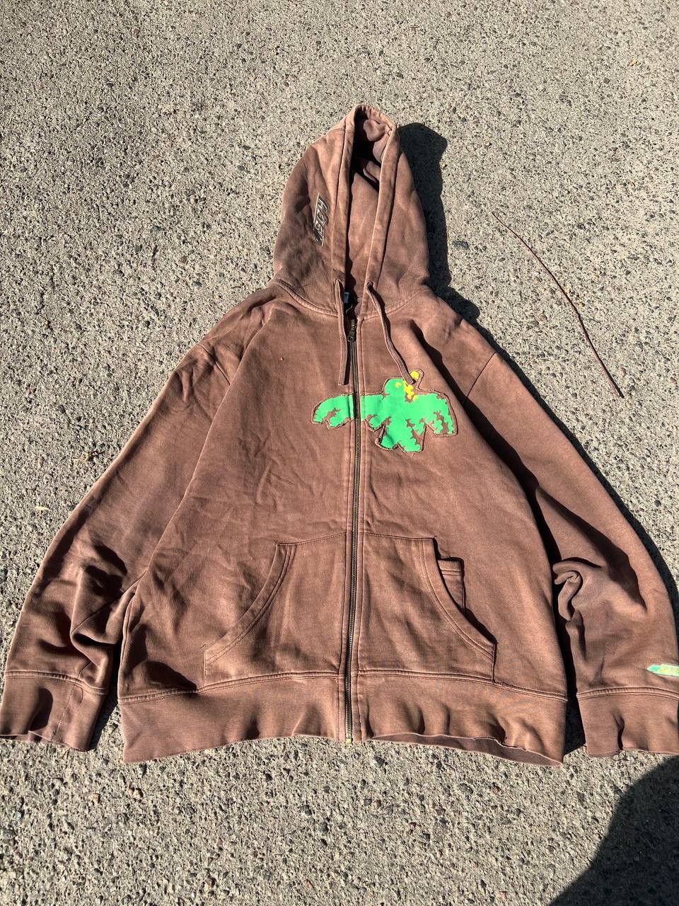 Japanese Brand × Vintage Vintage Y2K Kask Embroidered Mem Birds Faded Hoodie Size US M / EU 48-50 / 2 - 1 Thumbnail