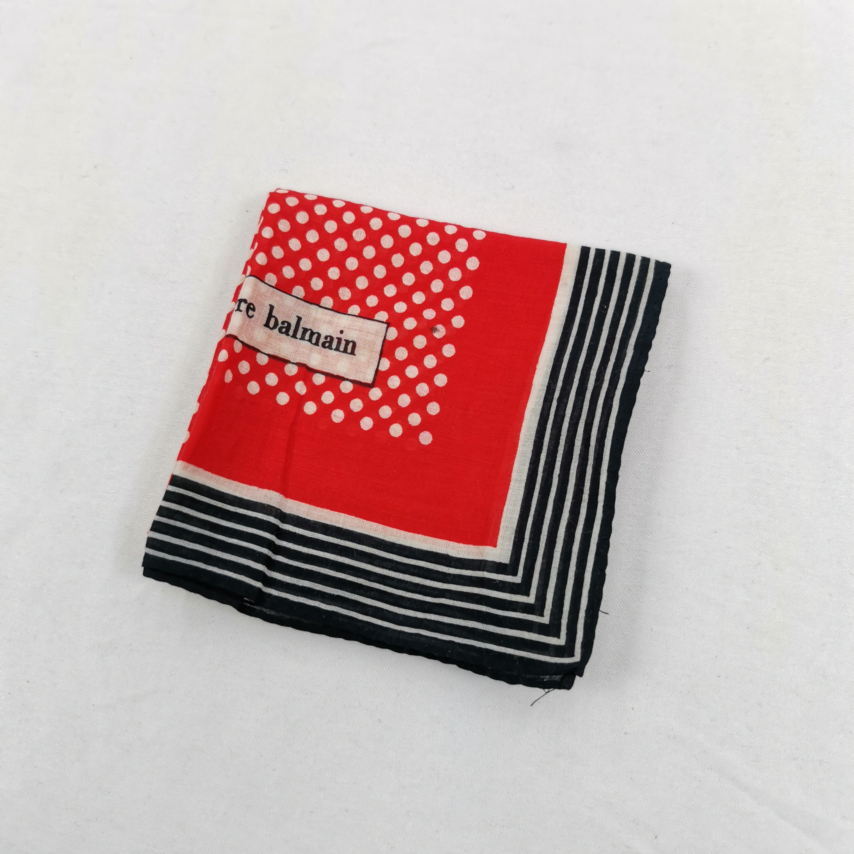 Japanese Brand Vintage Pierre Balmain Handkerchief Neckerchief Bandana Size ONE SIZE - 4 Thumbnail