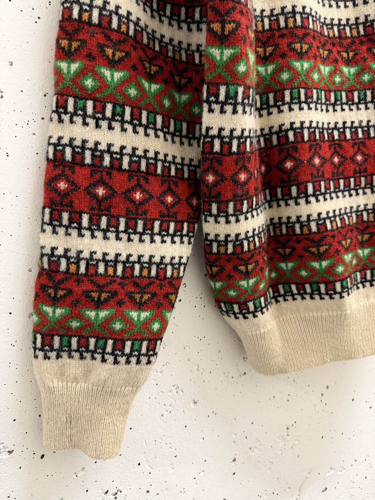 Yohji Yamamoto Yohji Yamamoto Pour Homme AW89 Ethnic Knit Sweater Size US L / EU 52-54 / 3 - 7 Thumbnail
