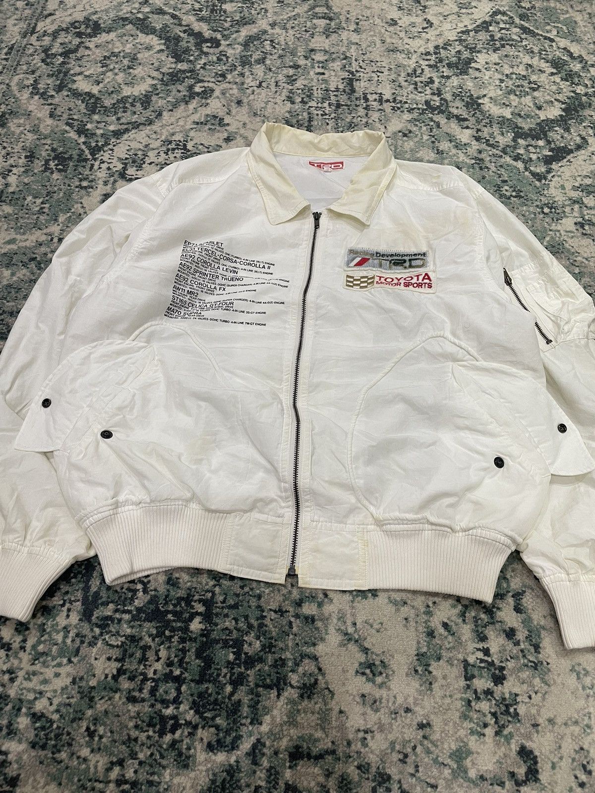 Gear for Sports Vintage Ma-1 Toyota TRD Japan Domestic Market Trueno Jacket Size US L / EU 52-54 / 3 - 8 Thumbnail