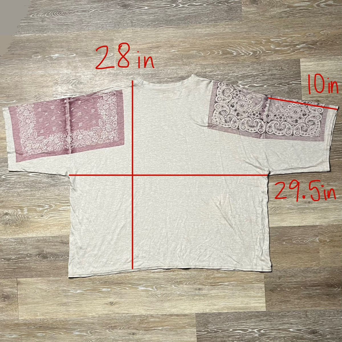 Kapital kapital oversized bandana tee Size US S / EU 44-46 / 1 - 2 Thumbnail