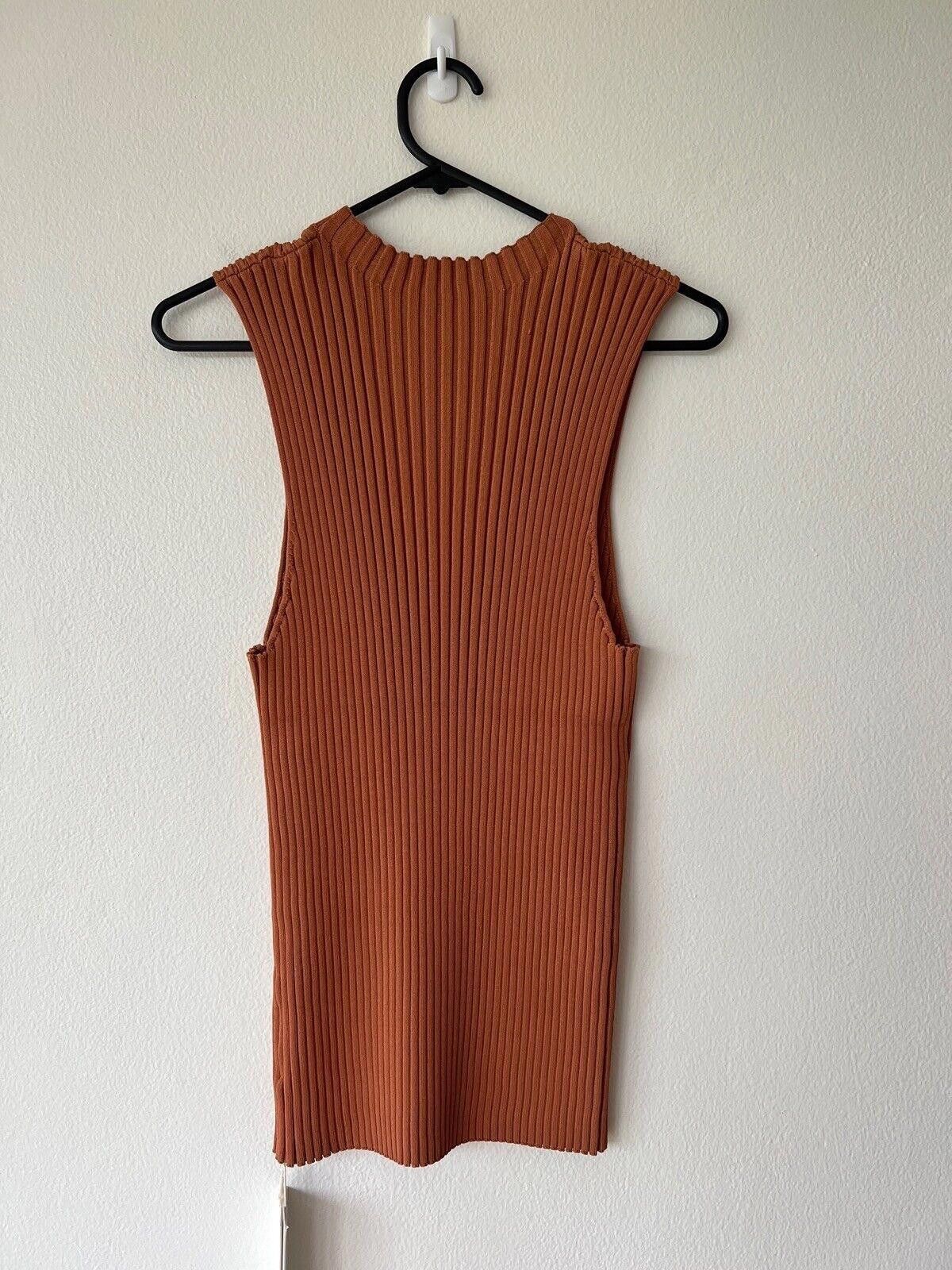 Dion Lee New dion lee rib slash top rib tank singlet large saddle tan Size L / US 10 / IT 46 - 4 Thumbnail