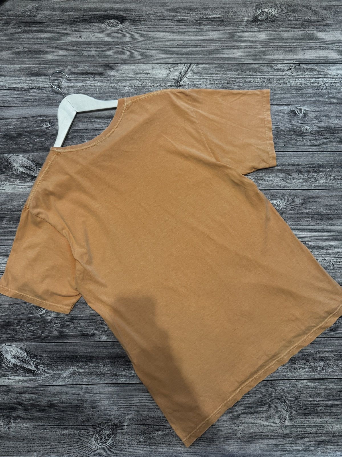 Stussy Stüssy Logo T-Shirt Tan Brown Cotton Streetwear Size US M / EU 48-50 / 2 - 6 Thumbnail