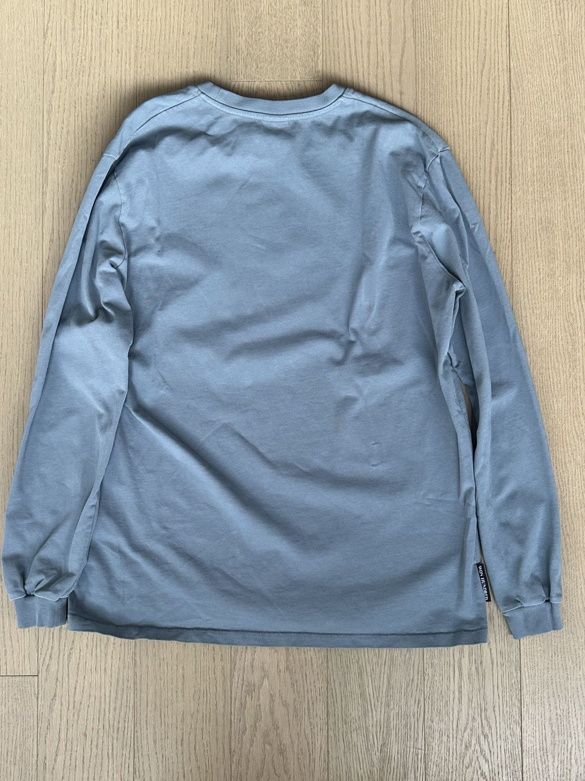 Won Hundred Won Hundred Steel Blue Long-Sleeve T-Shirt Size US M / EU 48-50 / 2 - 2 Thumbnail