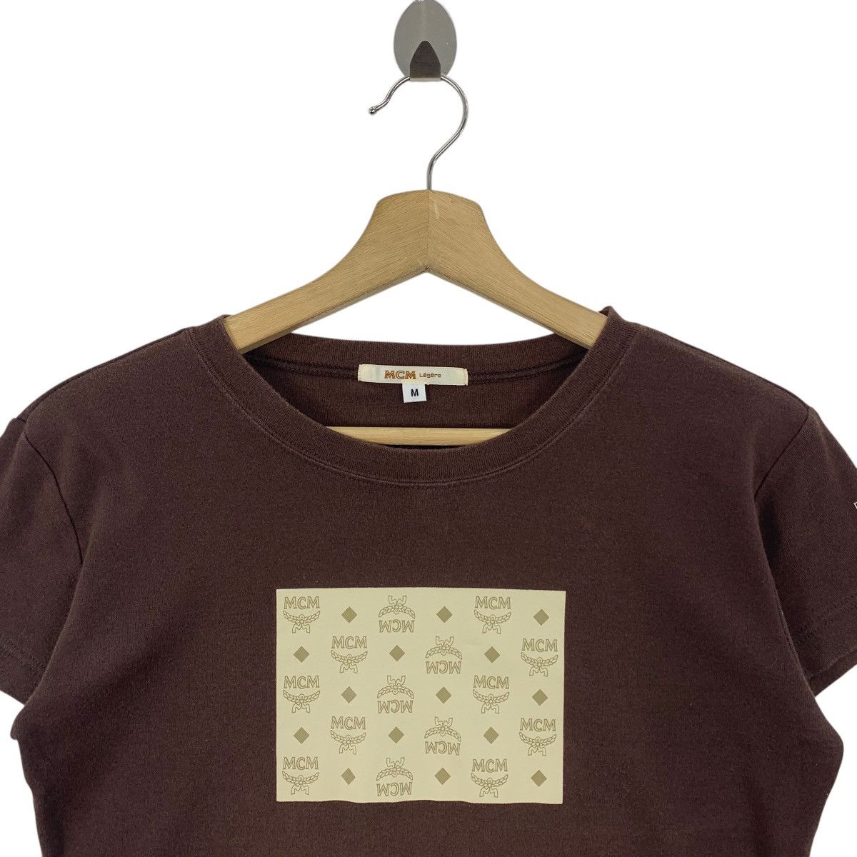 Designer × MCM × Vintage Vintage MCM LEGERE centre print logo designer tee Size M / US 6-8 / IT 42-44 - 2 Thumbnail