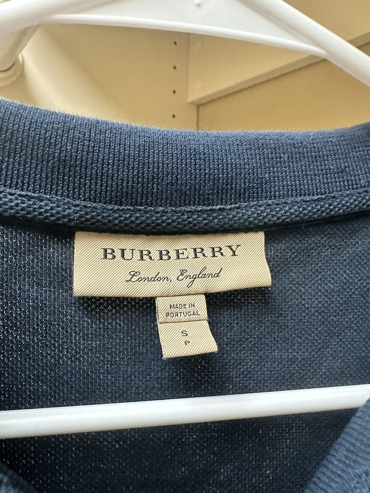 Burberry Navy Burberry Polo Size US S / EU 44-46 / 1 - 3 Thumbnail