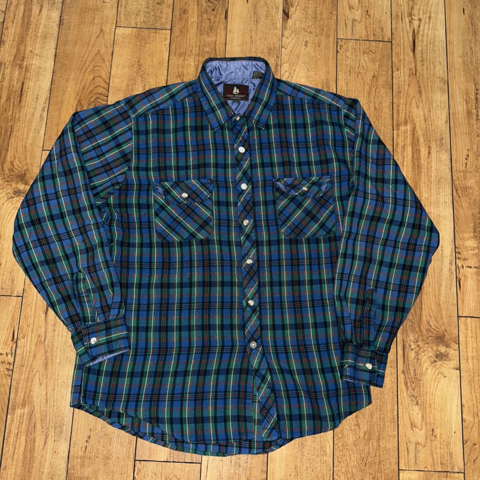 High Sierra × Vintage High Sierra By Mervin’s Flannel Shirt 24x29 XL Plaid Size US XL / EU 56 / 4 - 1 Thumbnail