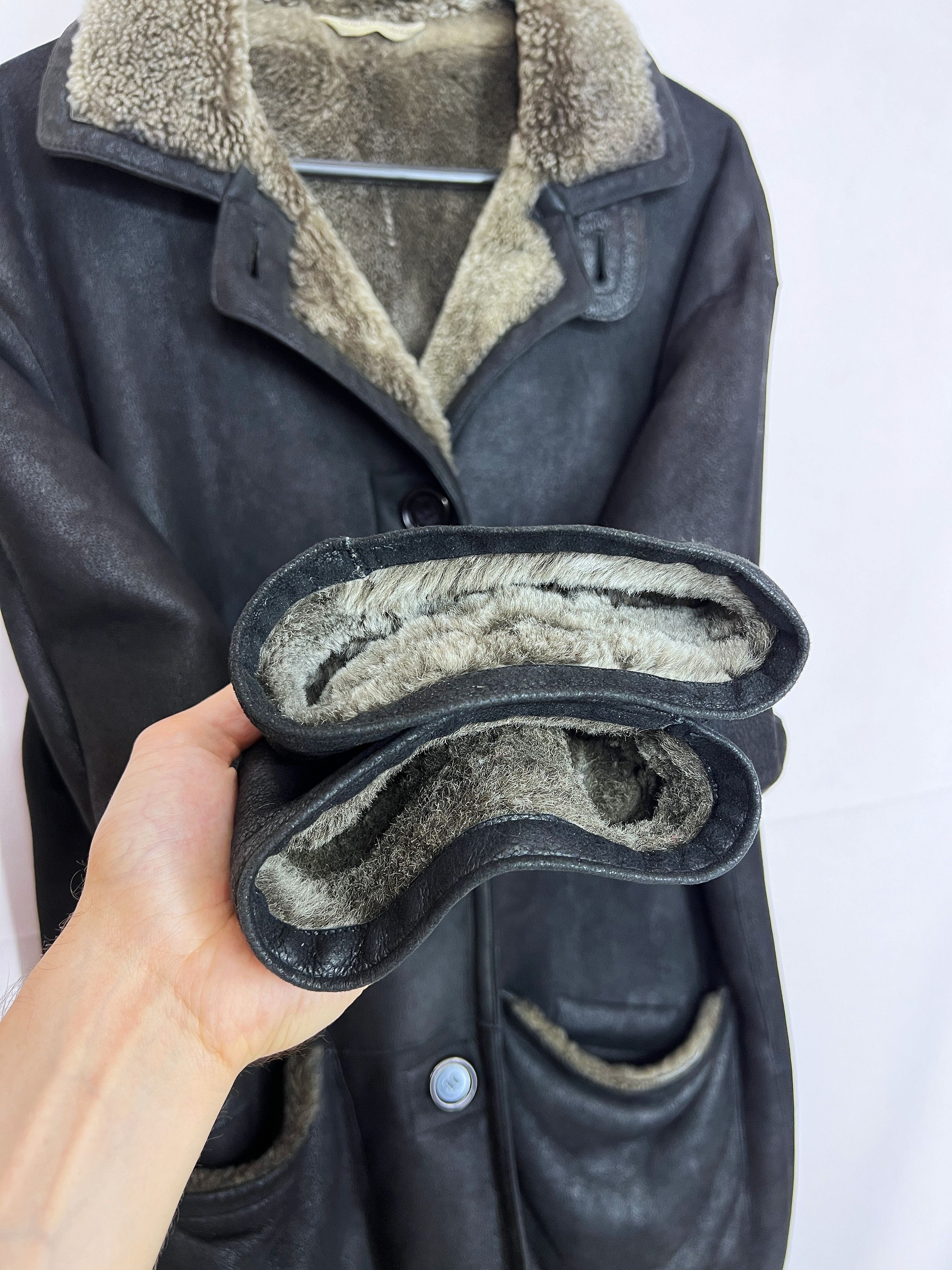 SERAPHIN Seraphin France Mouton Shearling Leather Jacket RRP 7200$ Size US L / EU 52-54 / 3 - 15 Thumbnail