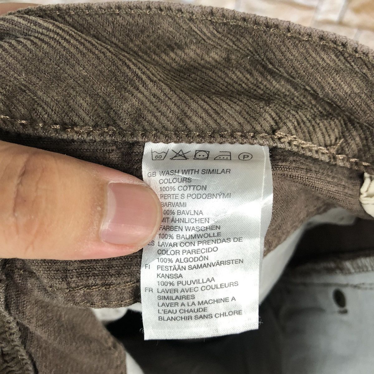 L.O.G.G. L.O.G.G Brown Conduroy Casual Pants #A647 Size US 33 - 18 Thumbnail
