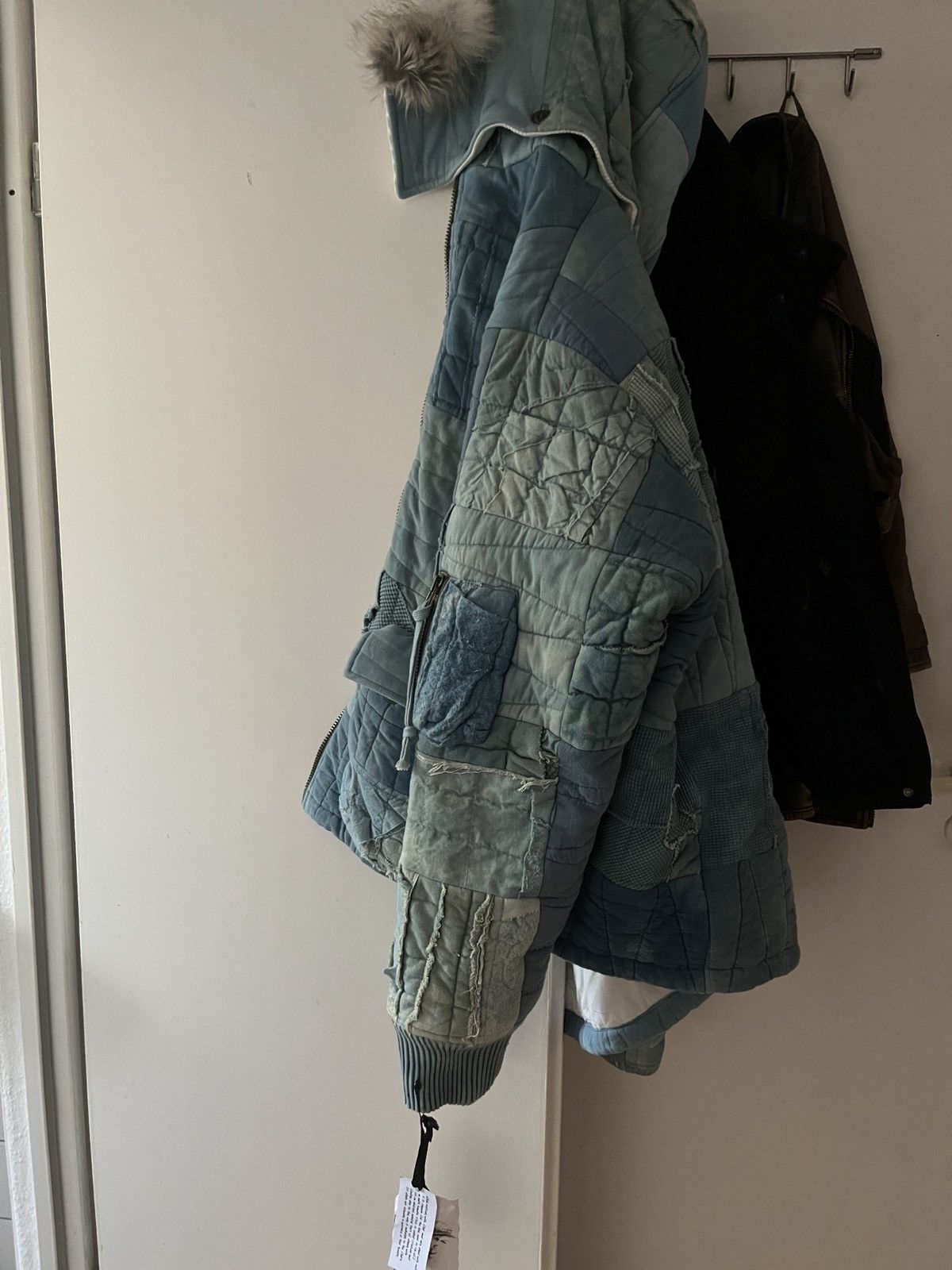 Greg Lauren $2,875 Indigo Scrapwork Retro Puffy - Size 4 Size US XL / EU 56 / 4 - 7 Thumbnail