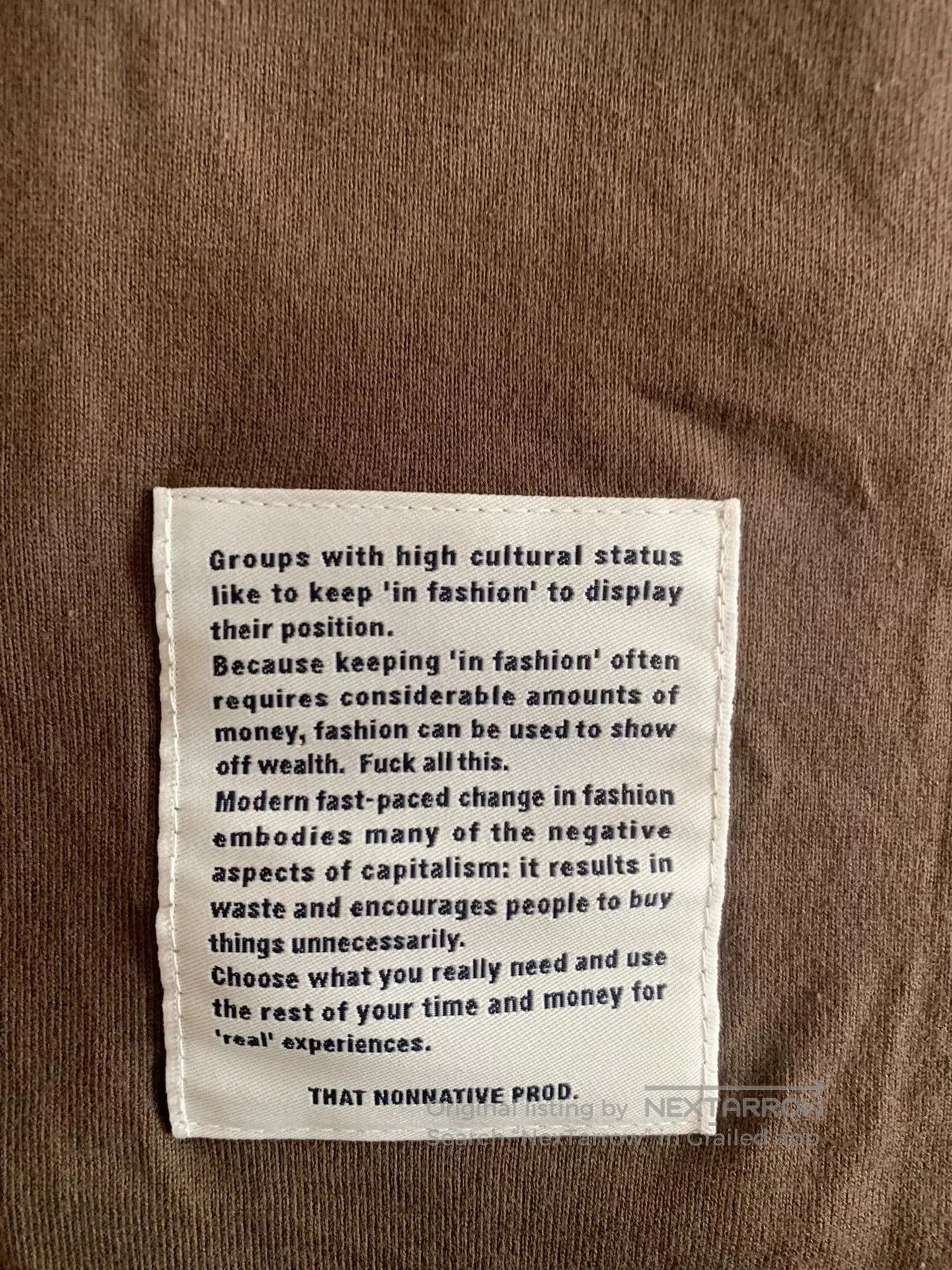 Nonnative nonnative short sleeve t. Size US L / EU 52-54 / 3 - 6 Thumbnail